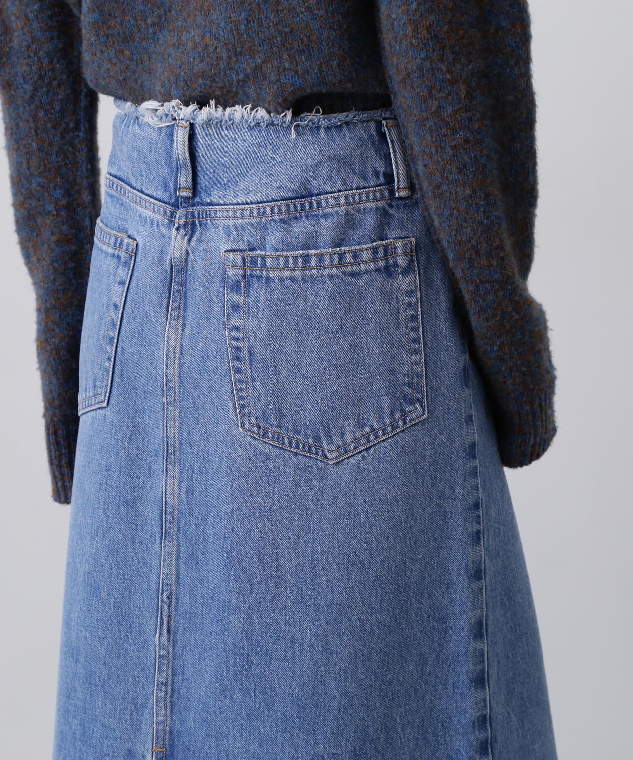 YLEVE / 13.5oz DENIM SKIRT