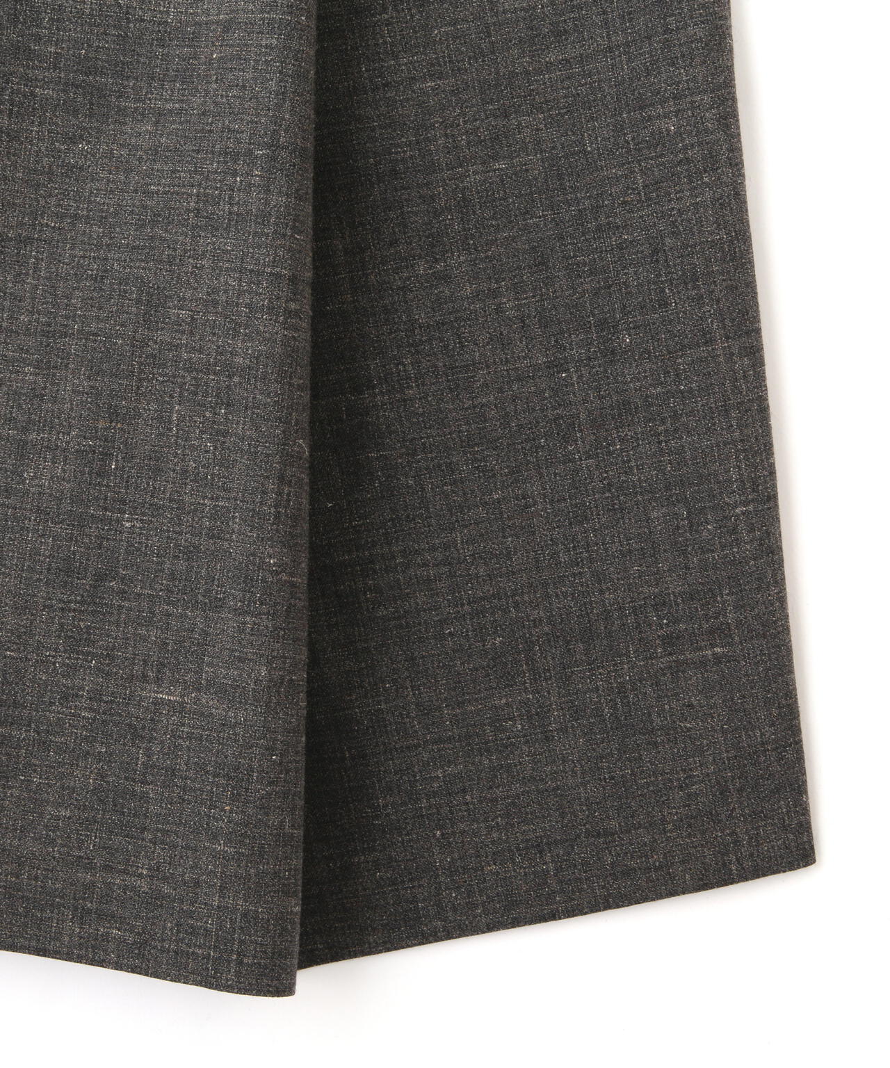 YLEVE / WOOL LINEN WRAP SKIRT