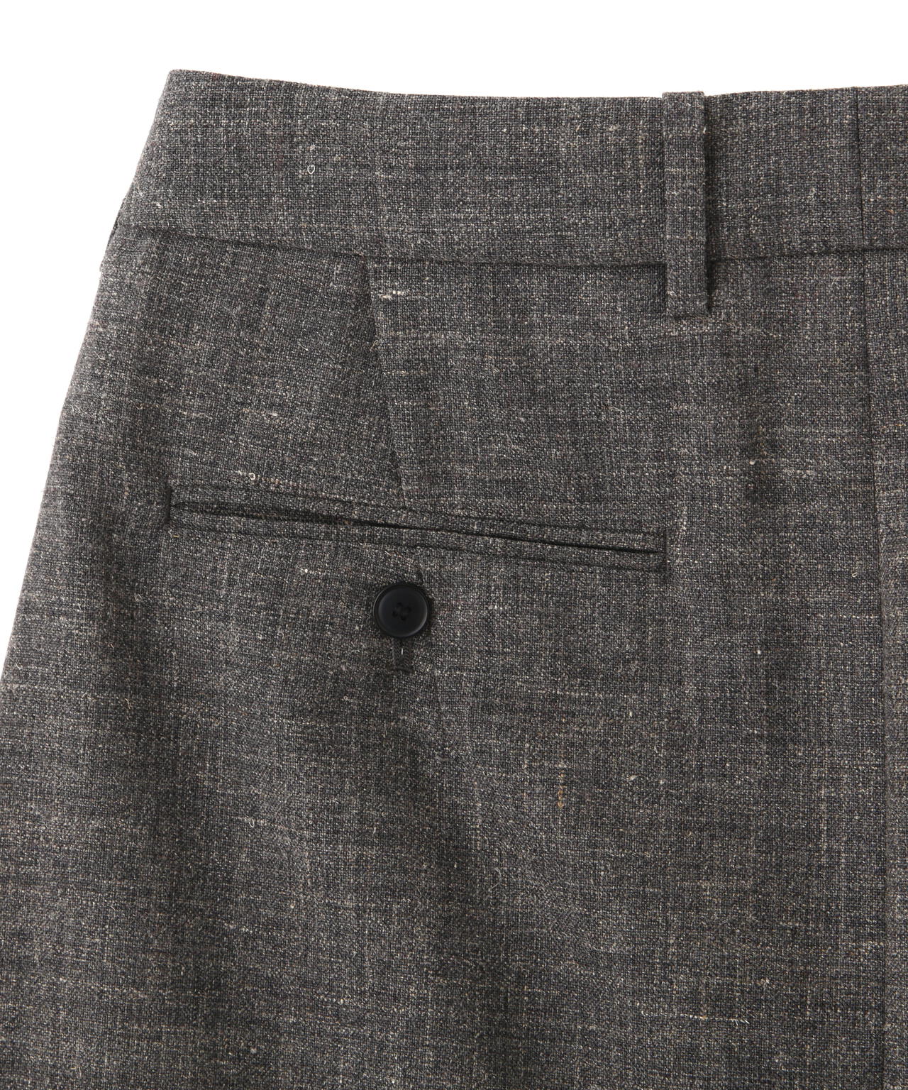 YLEVE / WOOL LINEN WRAP SKIRT