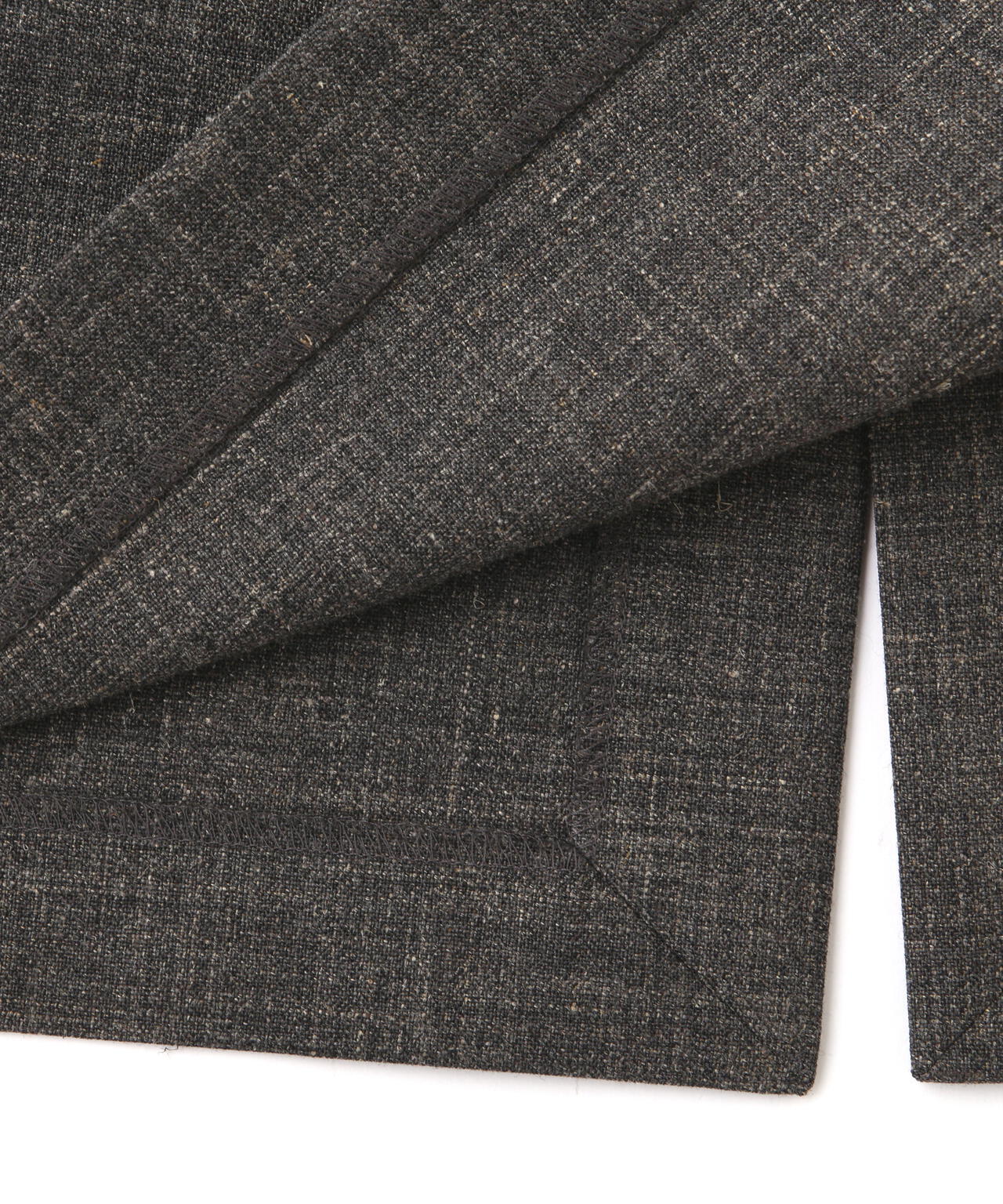 YLEVE / WOOL LINEN WRAP SKIRT