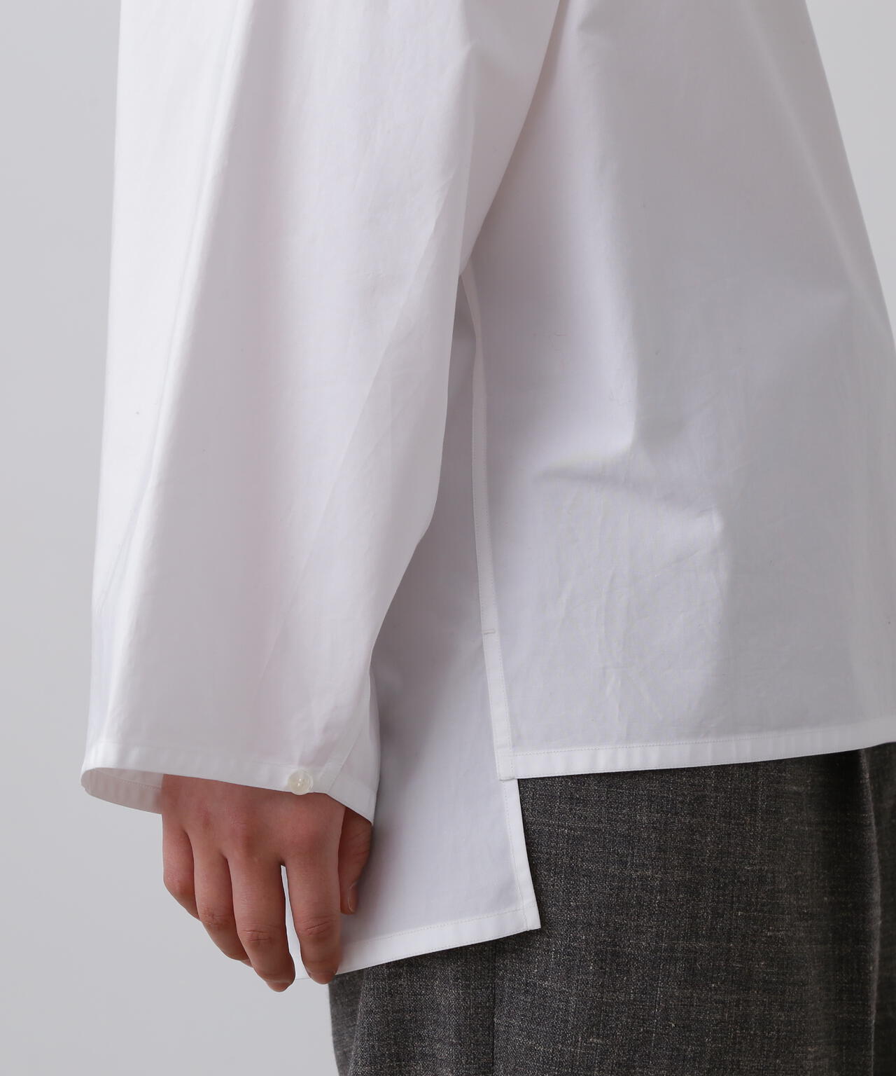 YLEVE / FINX COTTON WEATHER PULL OVER SHIRT