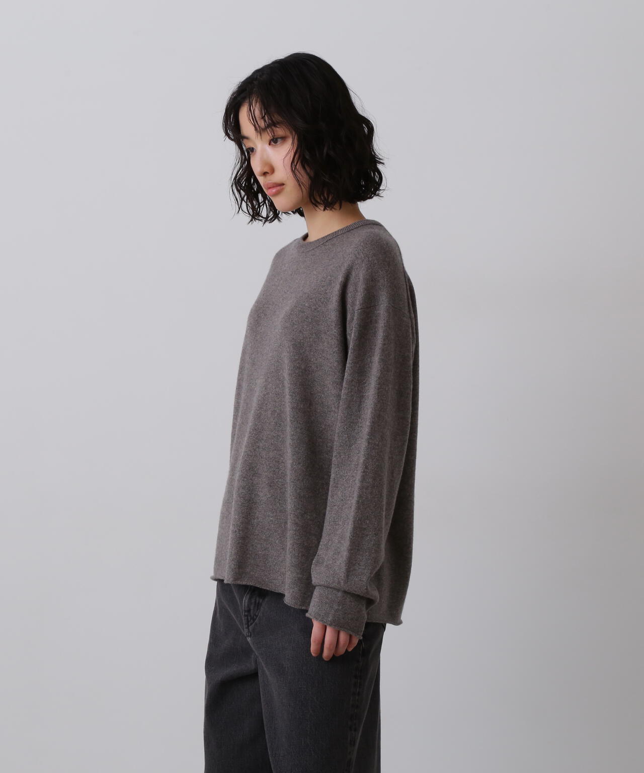 YLEVE / CASHMERE KNIT T‐SHIRT