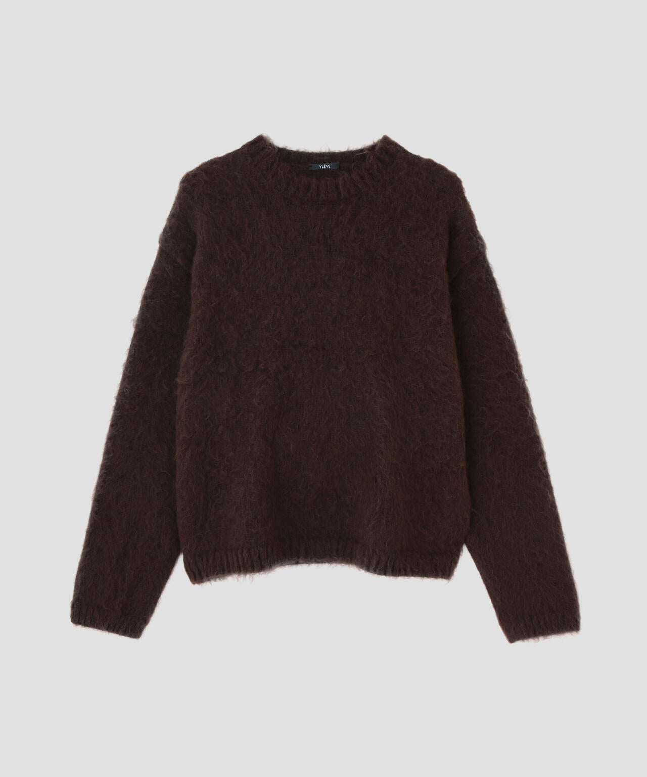 YLEVE / MOHAIR NAPPING KNIT PULL OVER
