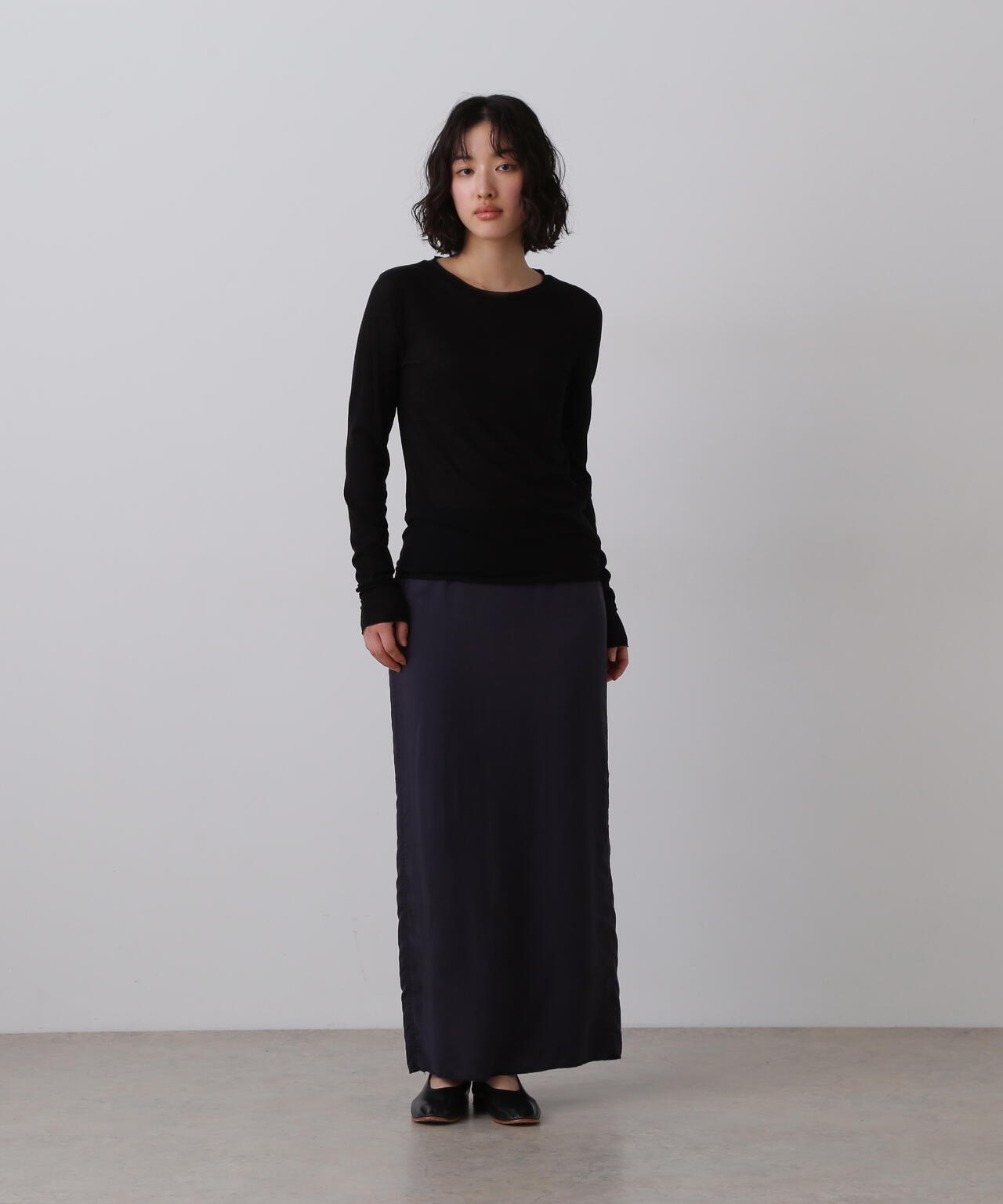 YLEVE / COTTON SUPER HIGH-TWISTED BIO PULL OVER