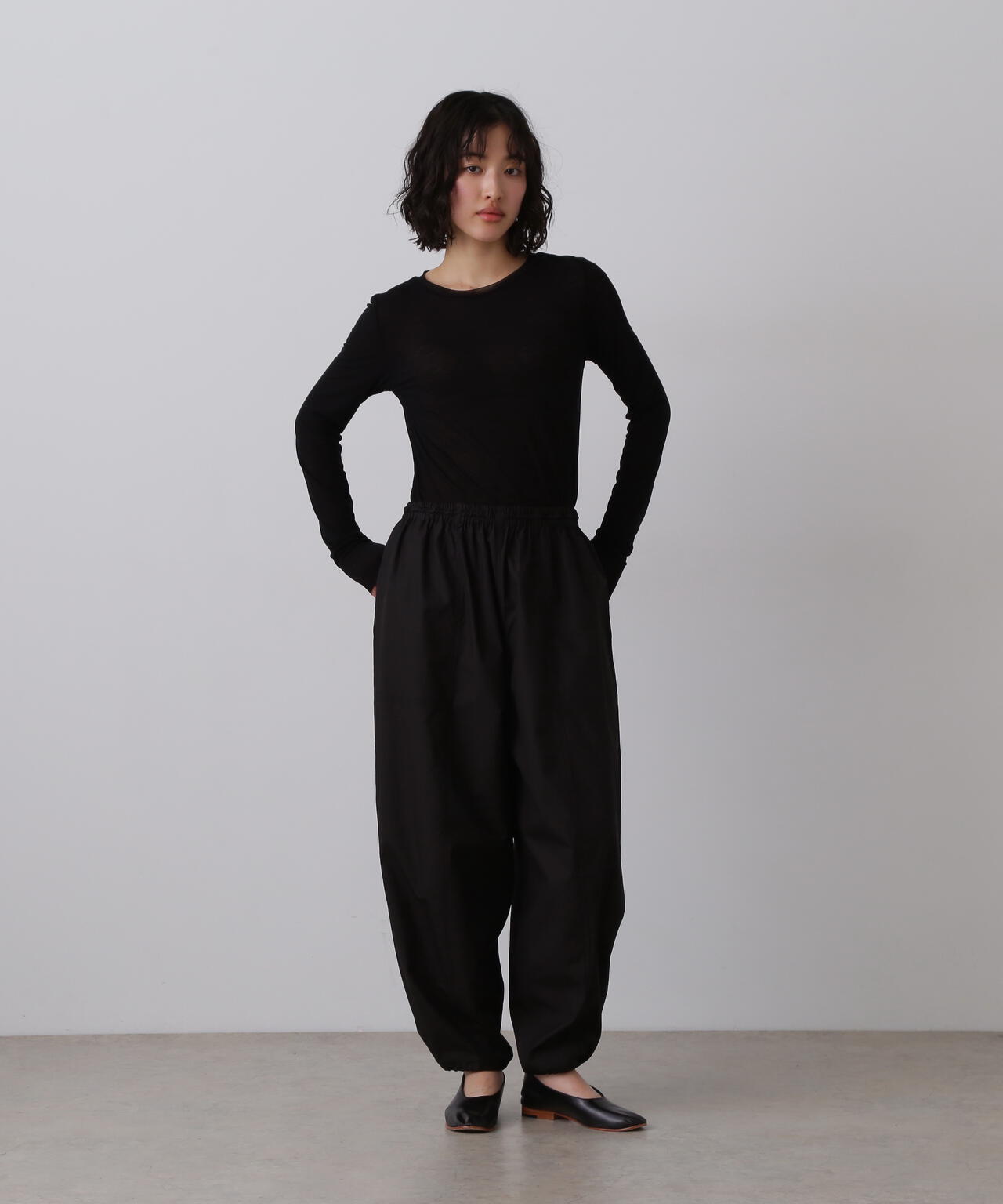 YLEVE / COTTON SUPER HIGH-TWISTED BIO PULL OVER