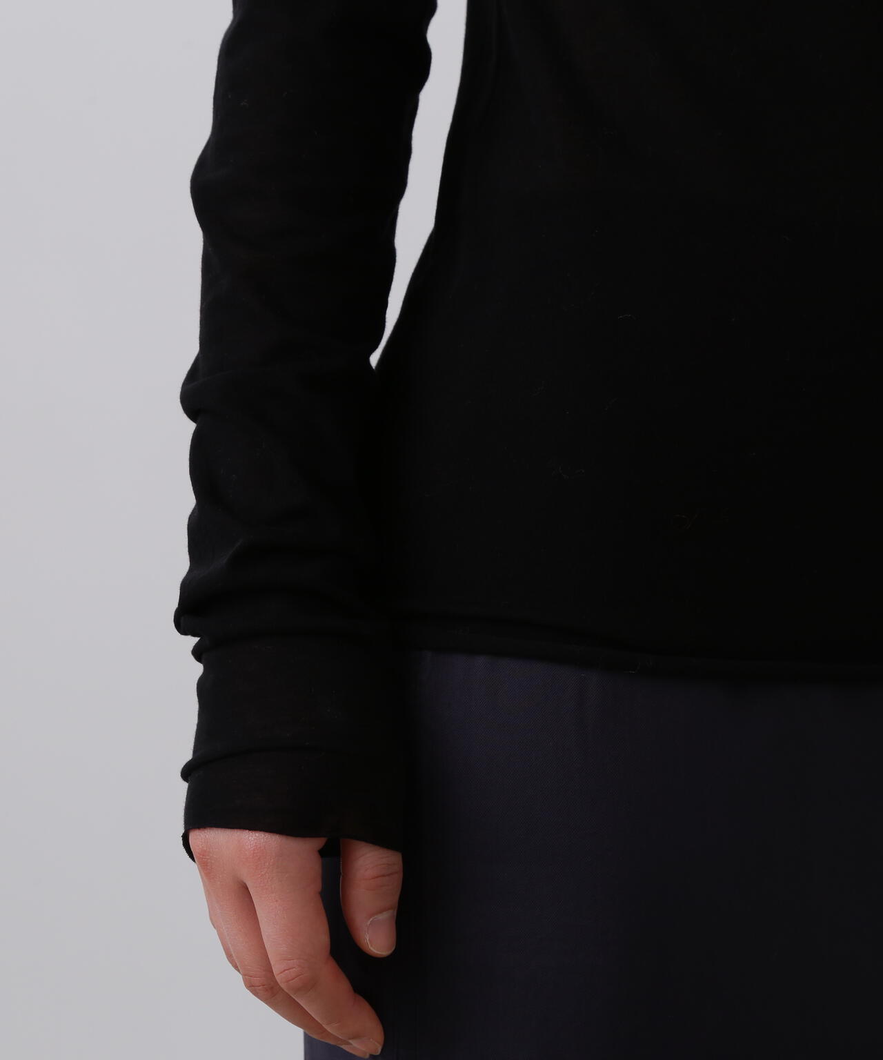 YLEVE / COTTON SUPER HIGH-TWISTED BIO PULL OVER
