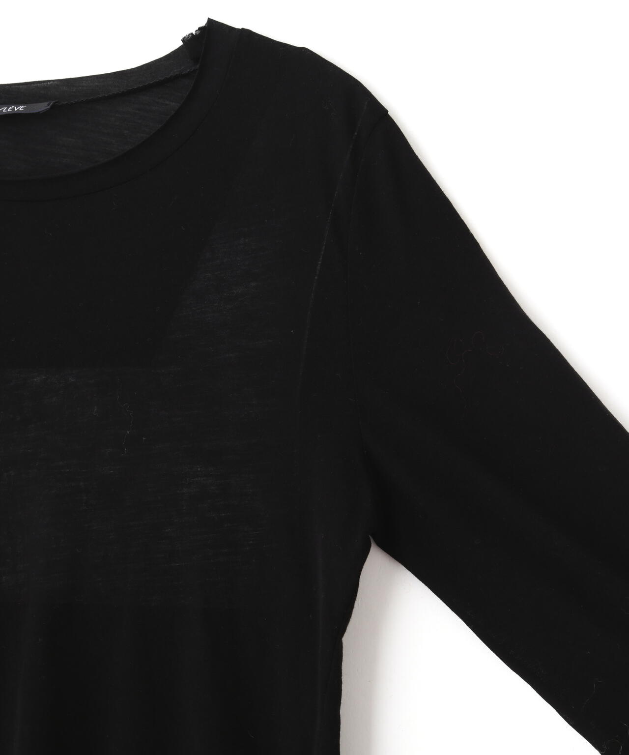 YLEVE / COTTON SUPER HIGH-TWISTED BIO PULL OVER