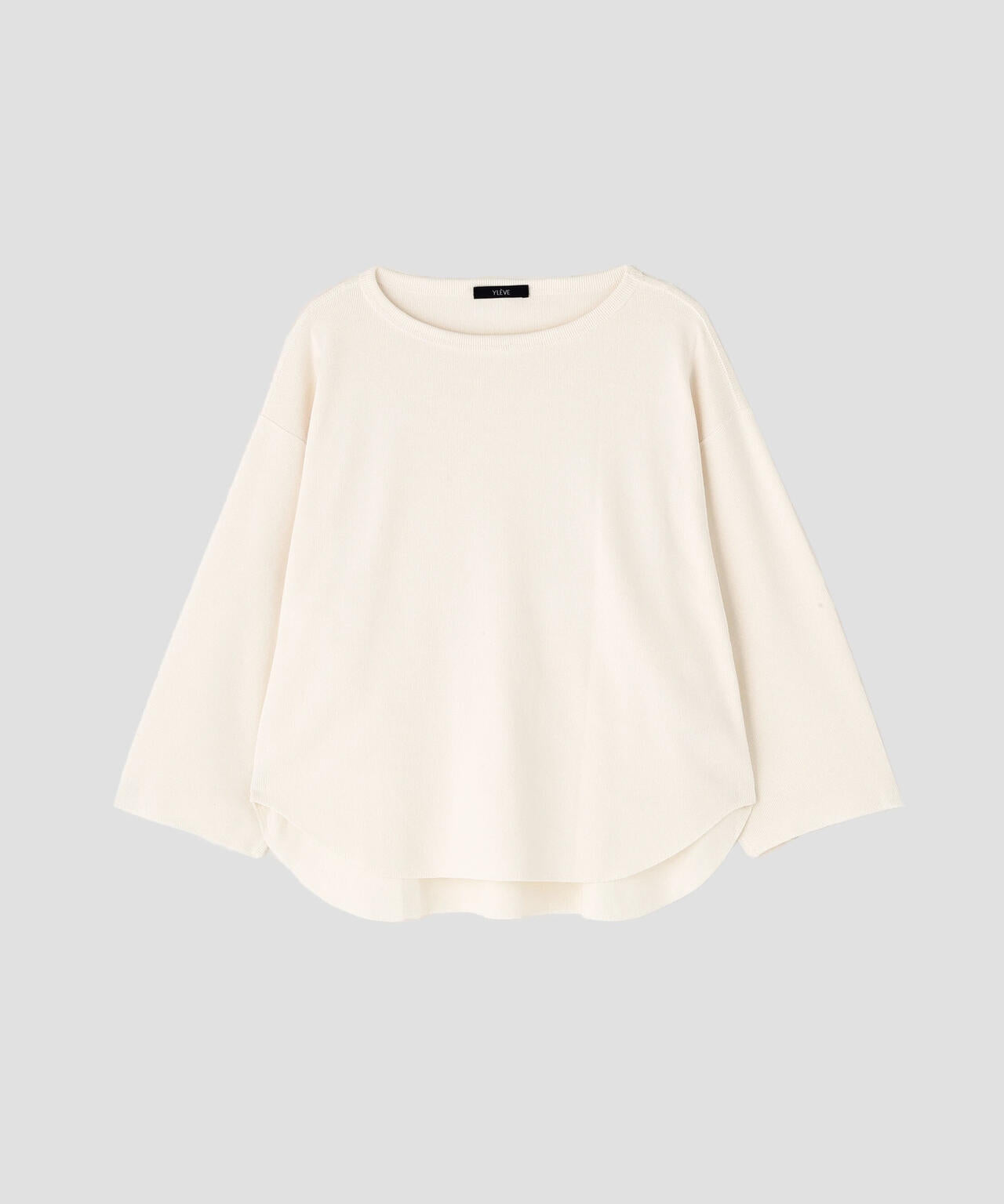 YLEVE / COTTON RIB PULL OVER
