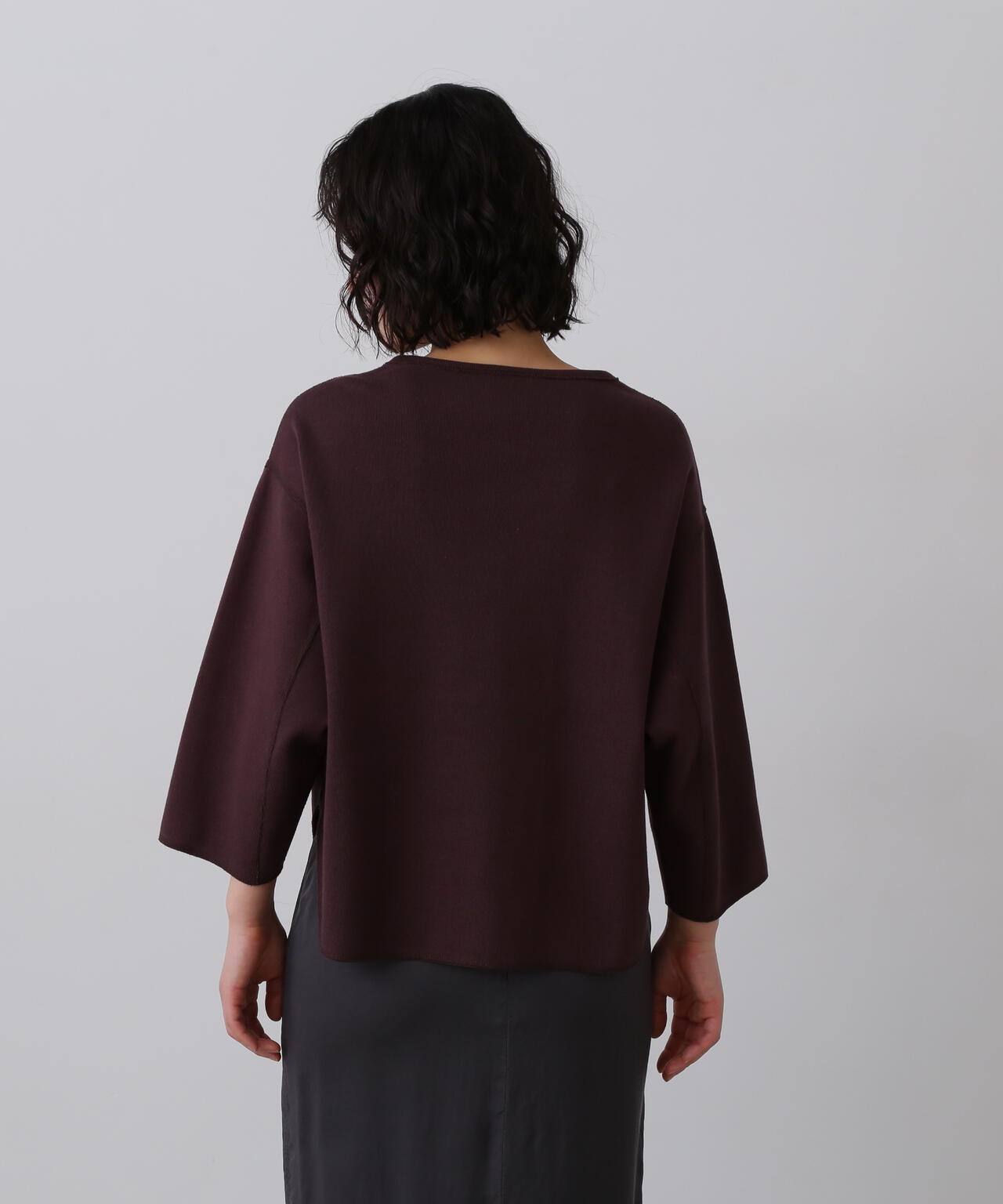 YLEVE / COTTON RIB PULL OVER
