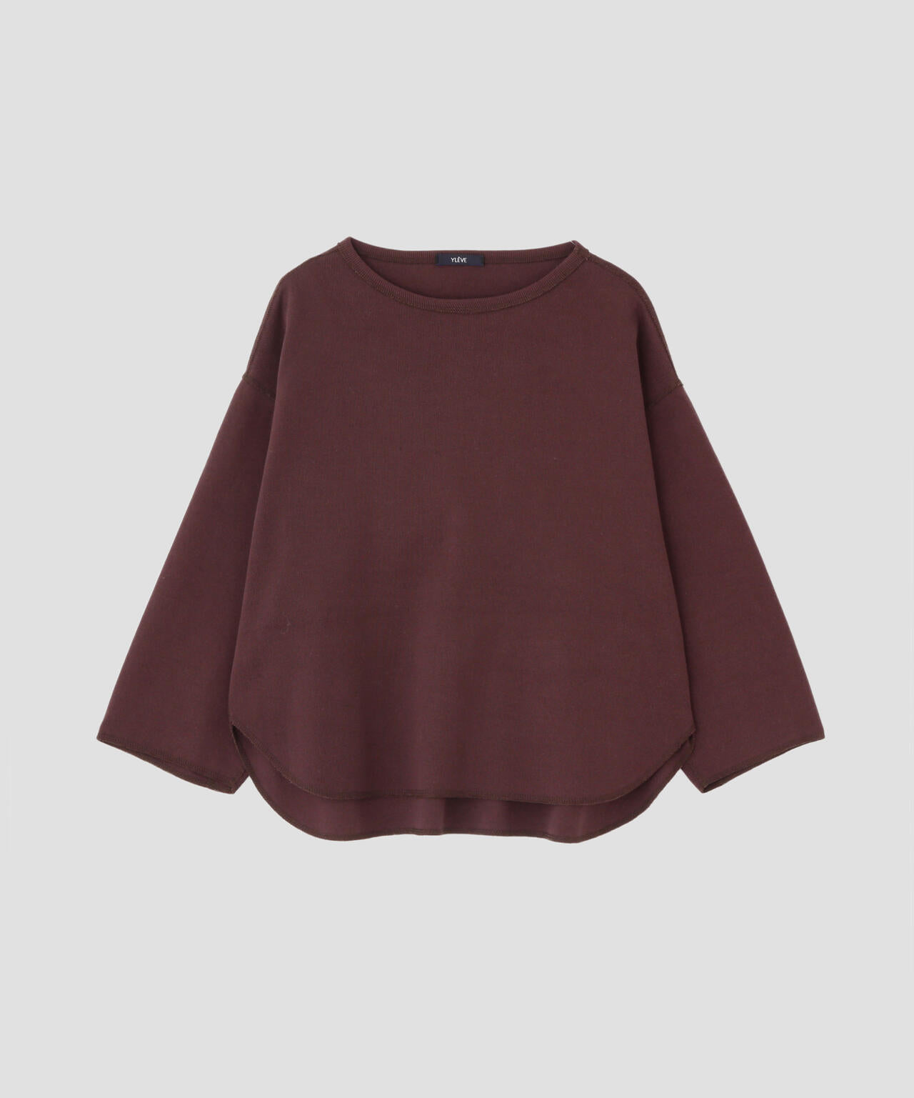 YLEVE / COTTON RIB PULL OVER