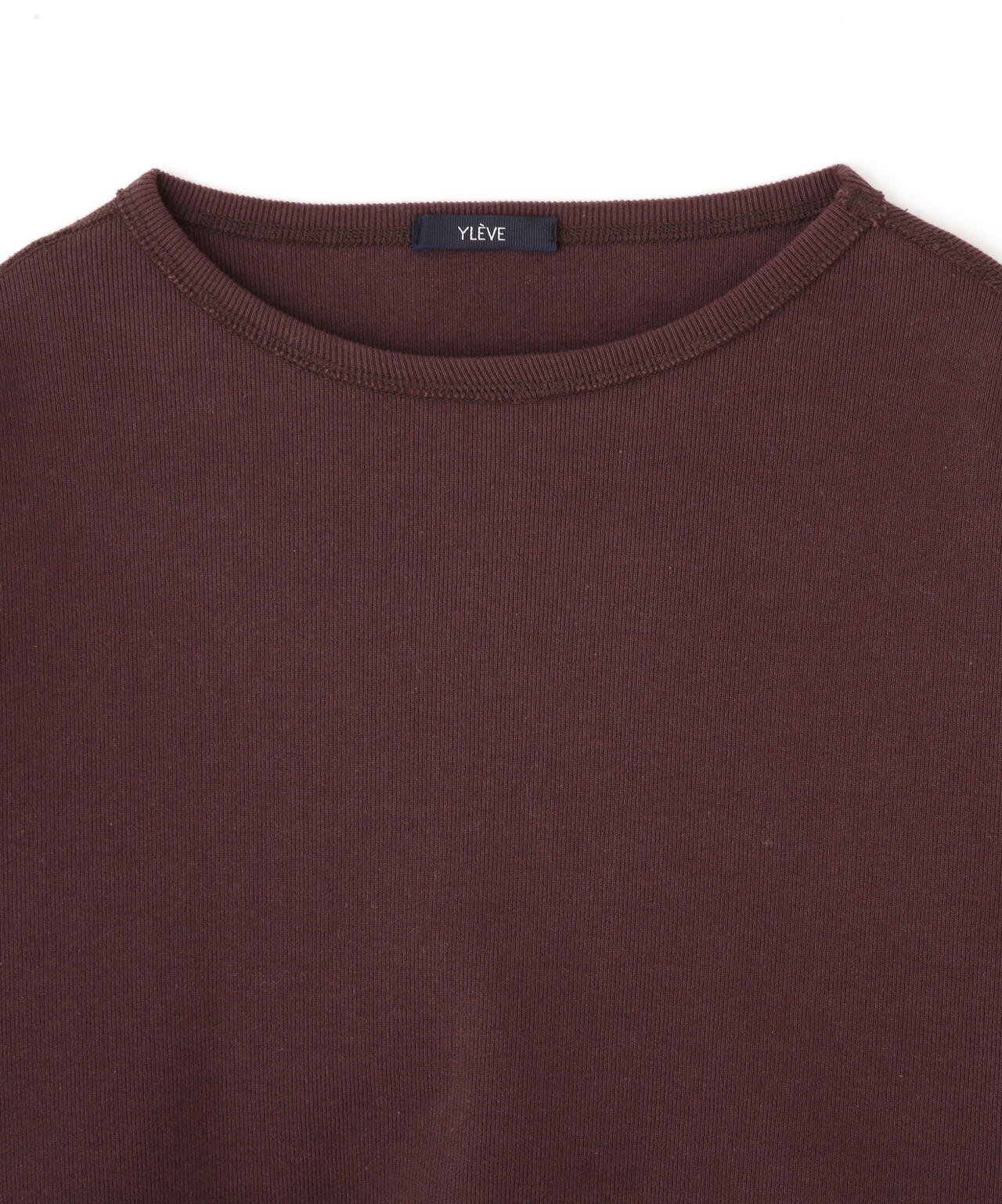 YLEVE / COTTON RIB PULL OVER