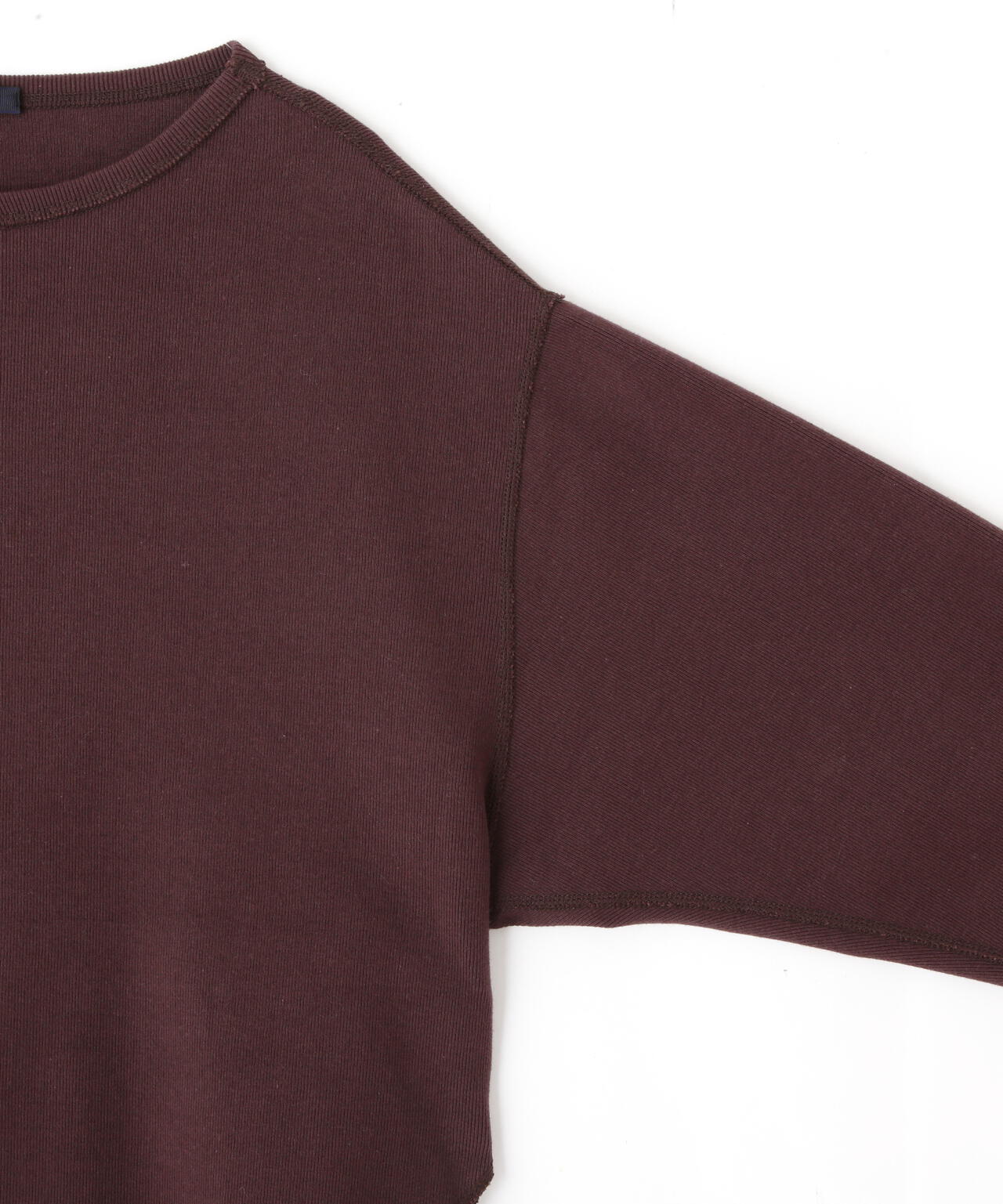 YLEVE / COTTON RIB PULL OVER