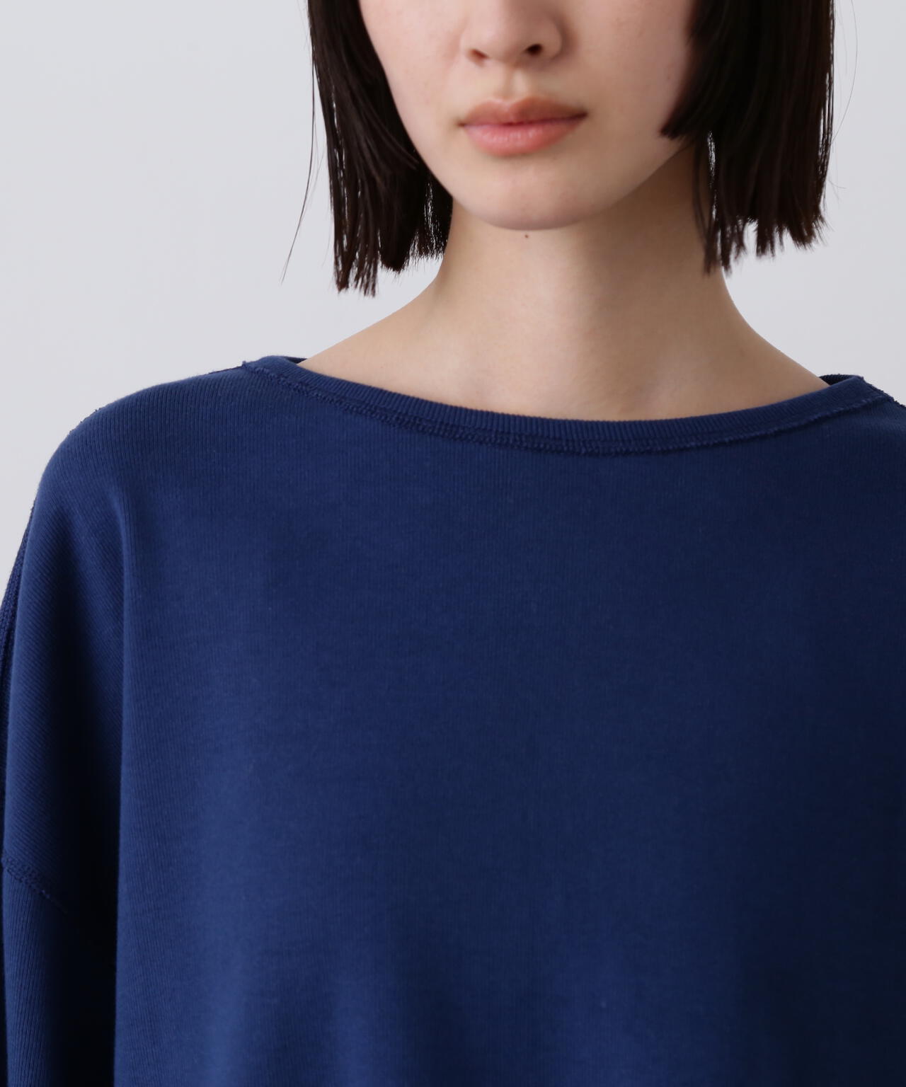 YLEVE / COTTON RIB PULLOVER BIG