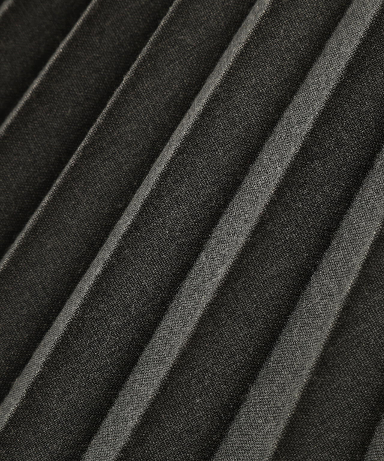 YLEVE / VINTAGE PIGMENTDYE WOOL PLEATED SKIRT