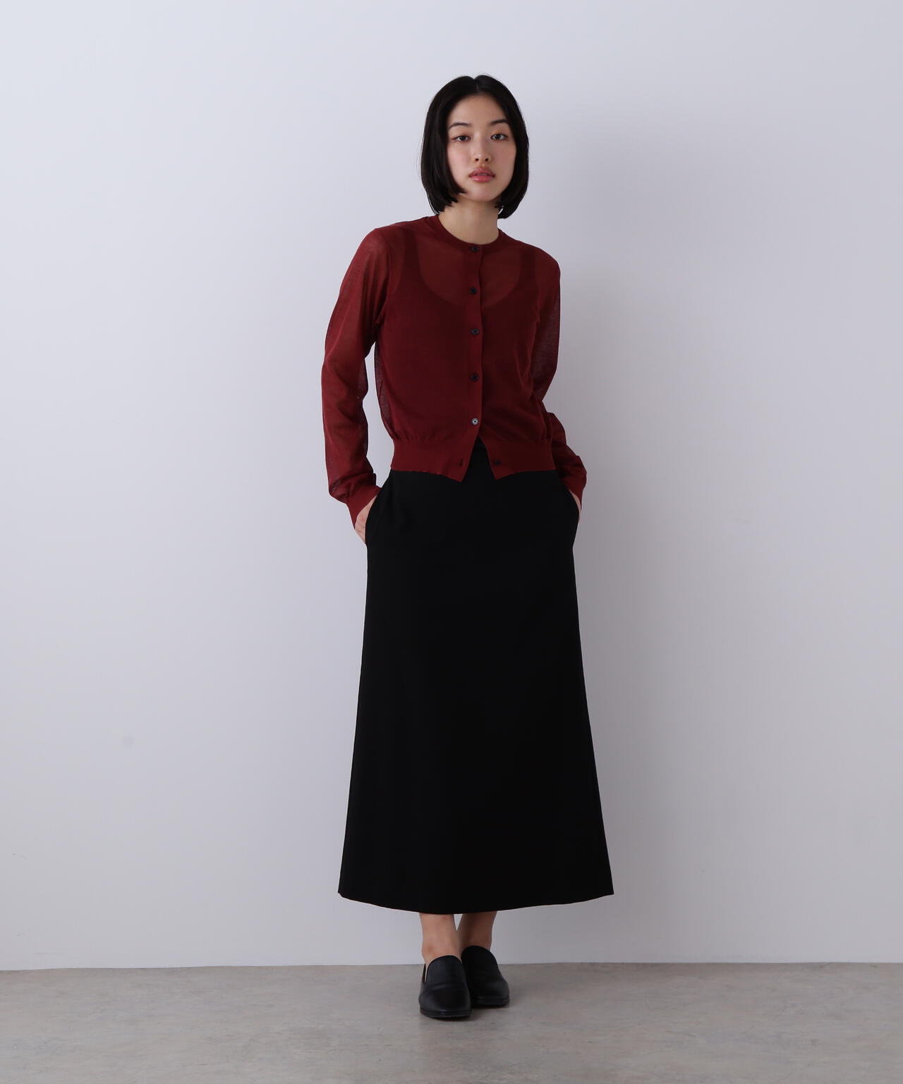YLEVE / 100/2 GV TWILL DOUBLE WEAVE SKIRT