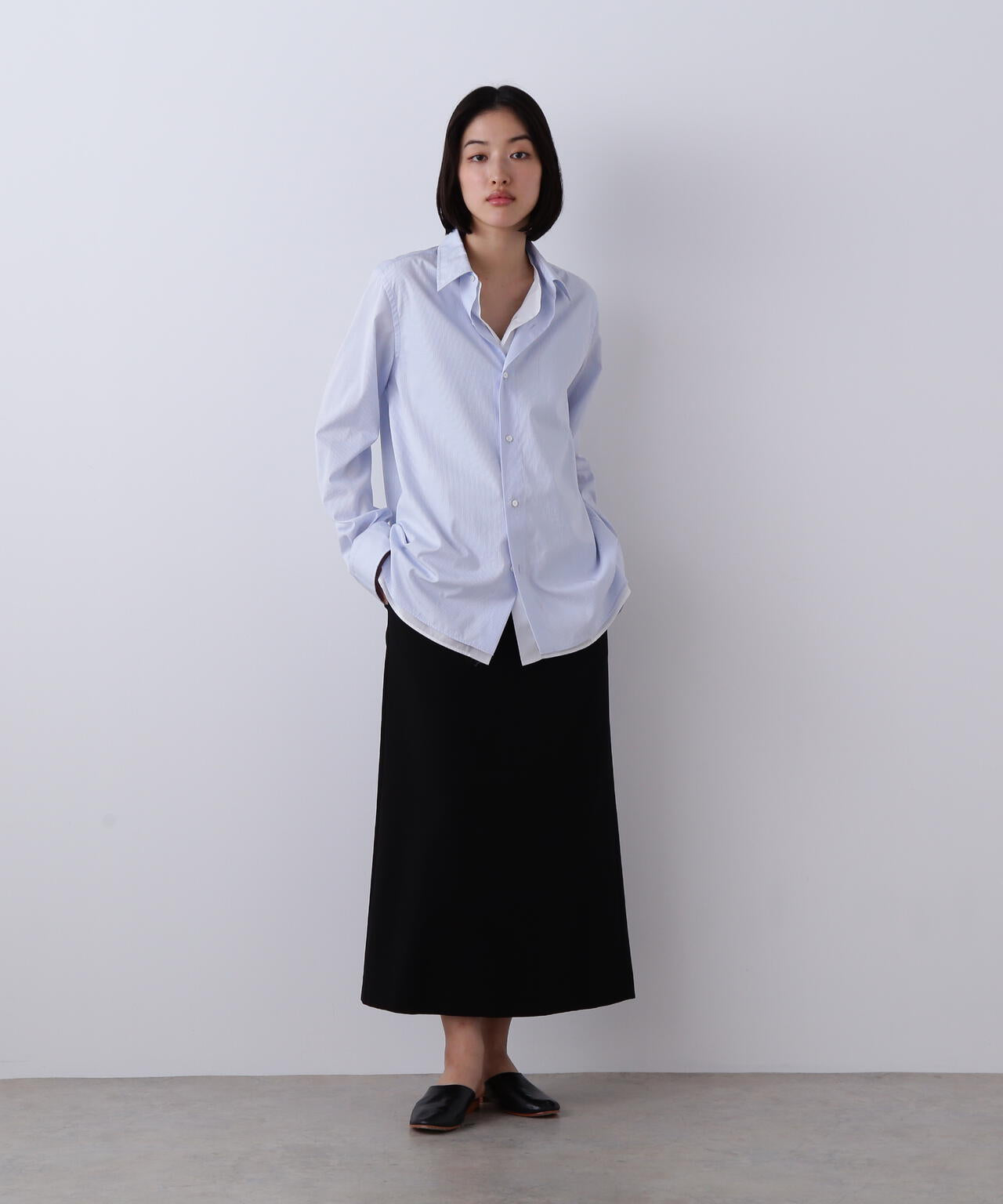 YLEVE / 100/2 GV TWILL DOUBLE WEAVE SKIRT