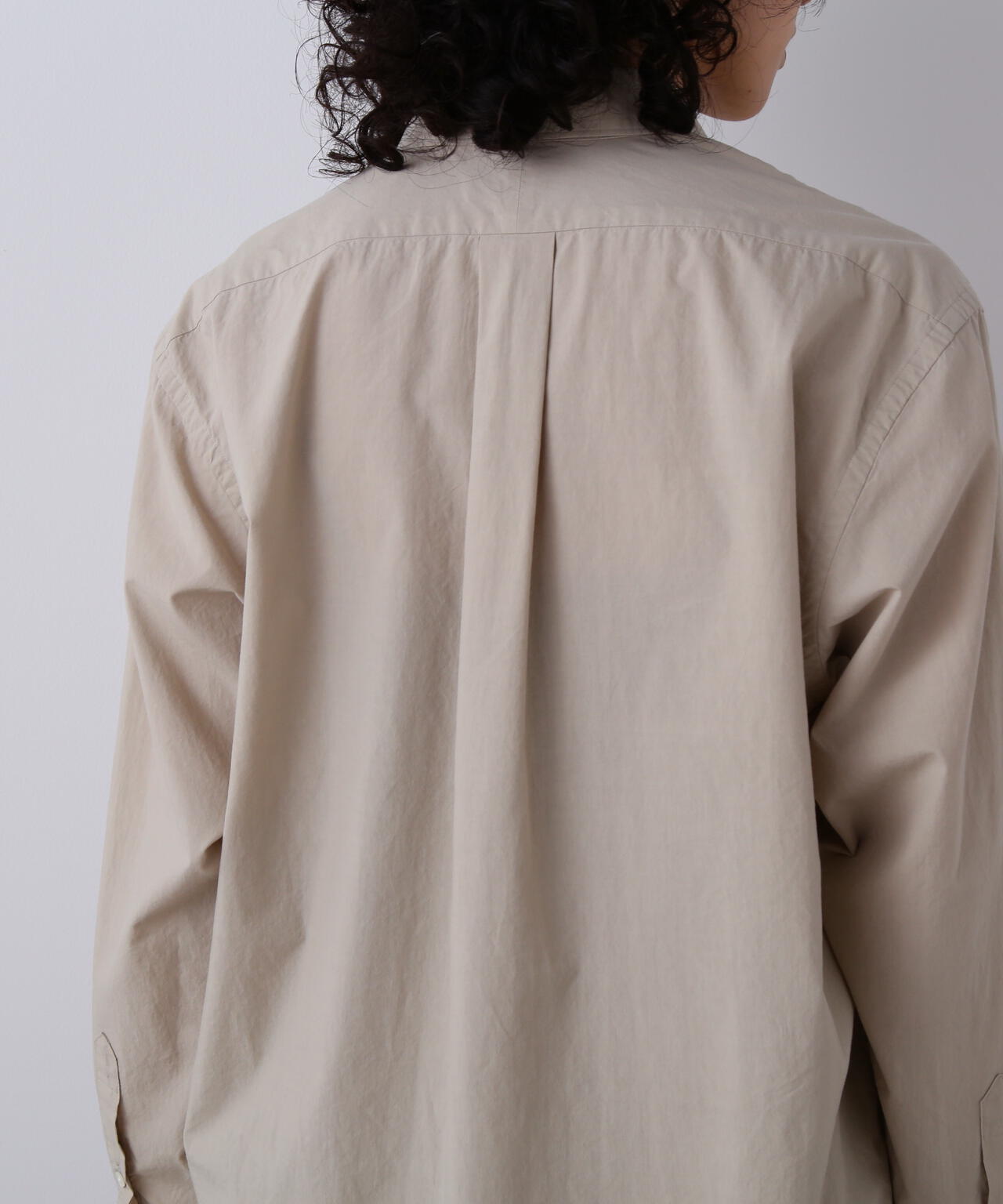 YLEVE / COTTON SILK TYPEWRITER SHIRT