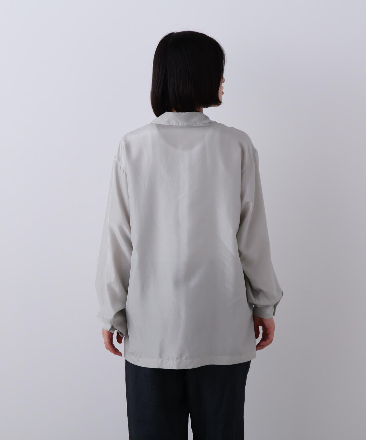 YLEVE / SILK HABUTAE PAJAMA SHIRT