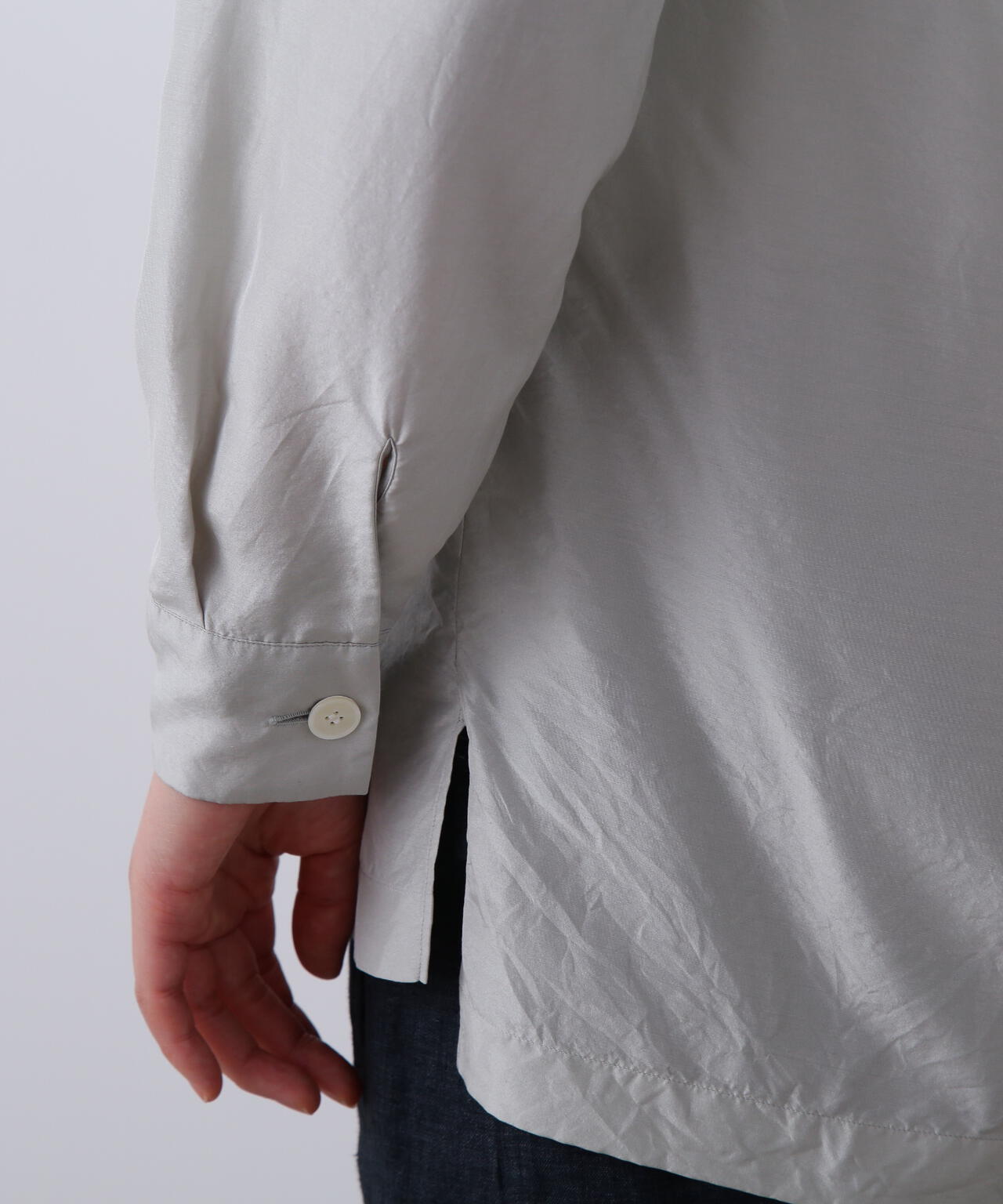 YLEVE / SILK HABUTAE PAJAMA SHIRT