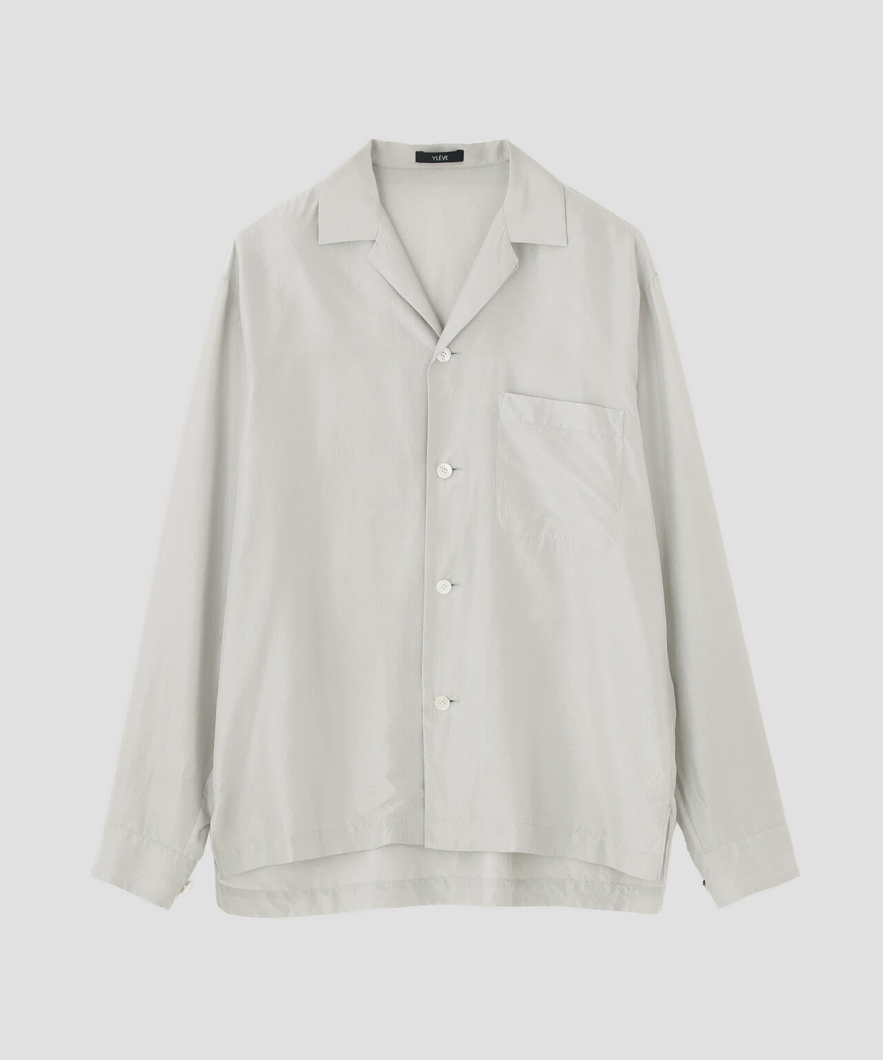 YLEVE / SILK HABUTAE PAJAMA SHIRT