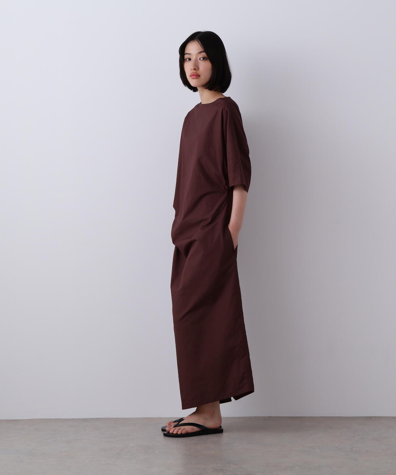 YLEVE / FINX COTTON WEATHER ASYMMETRY ONE PIECE