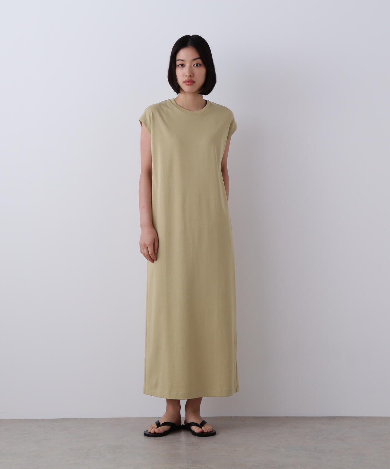 YLEVE / ORGANIC COTTON BIO SLEEVELESS ONE PIECE