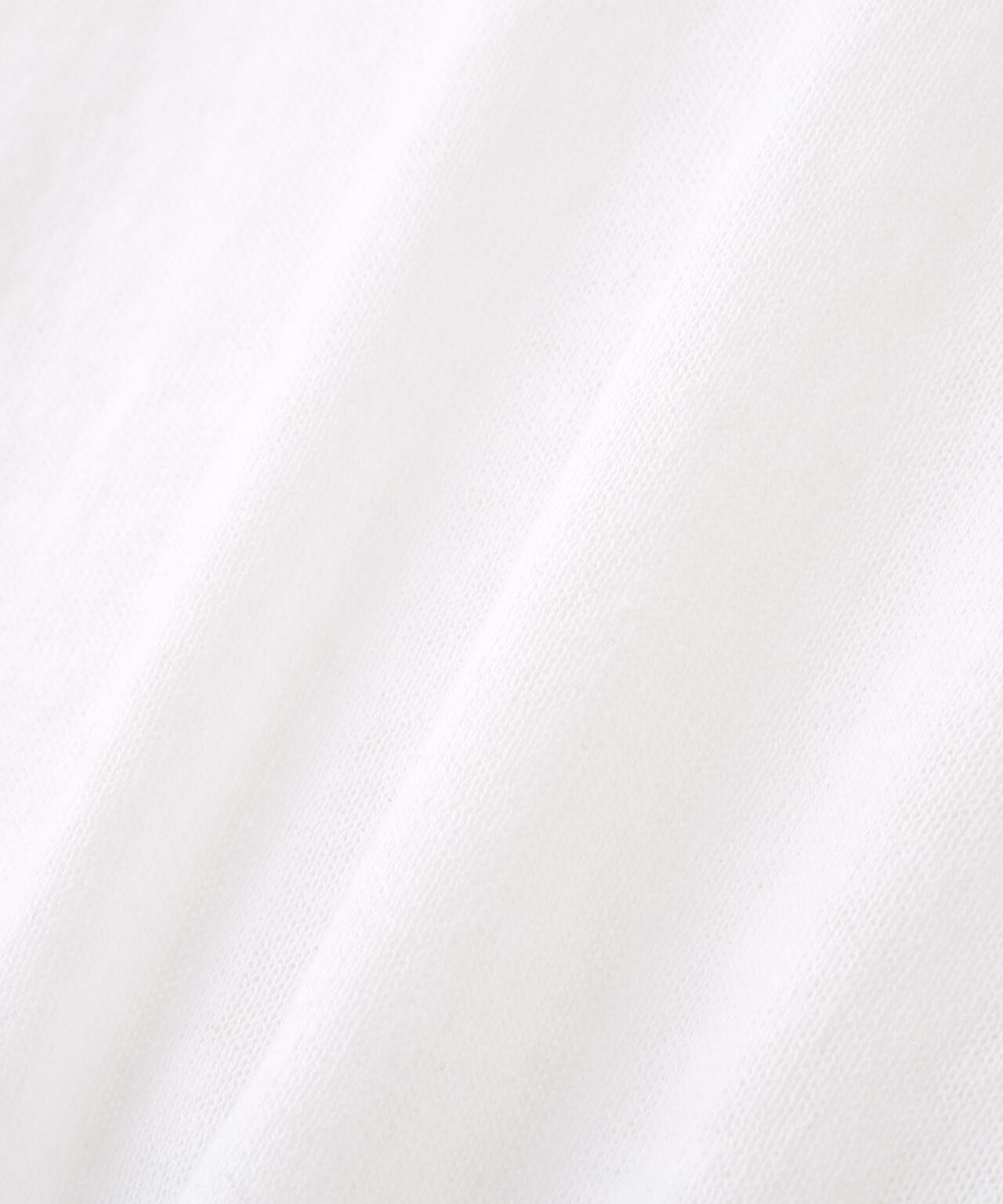 YLEVE / COTTON LINEN KNIT ASYMMETRY PULLOVER
