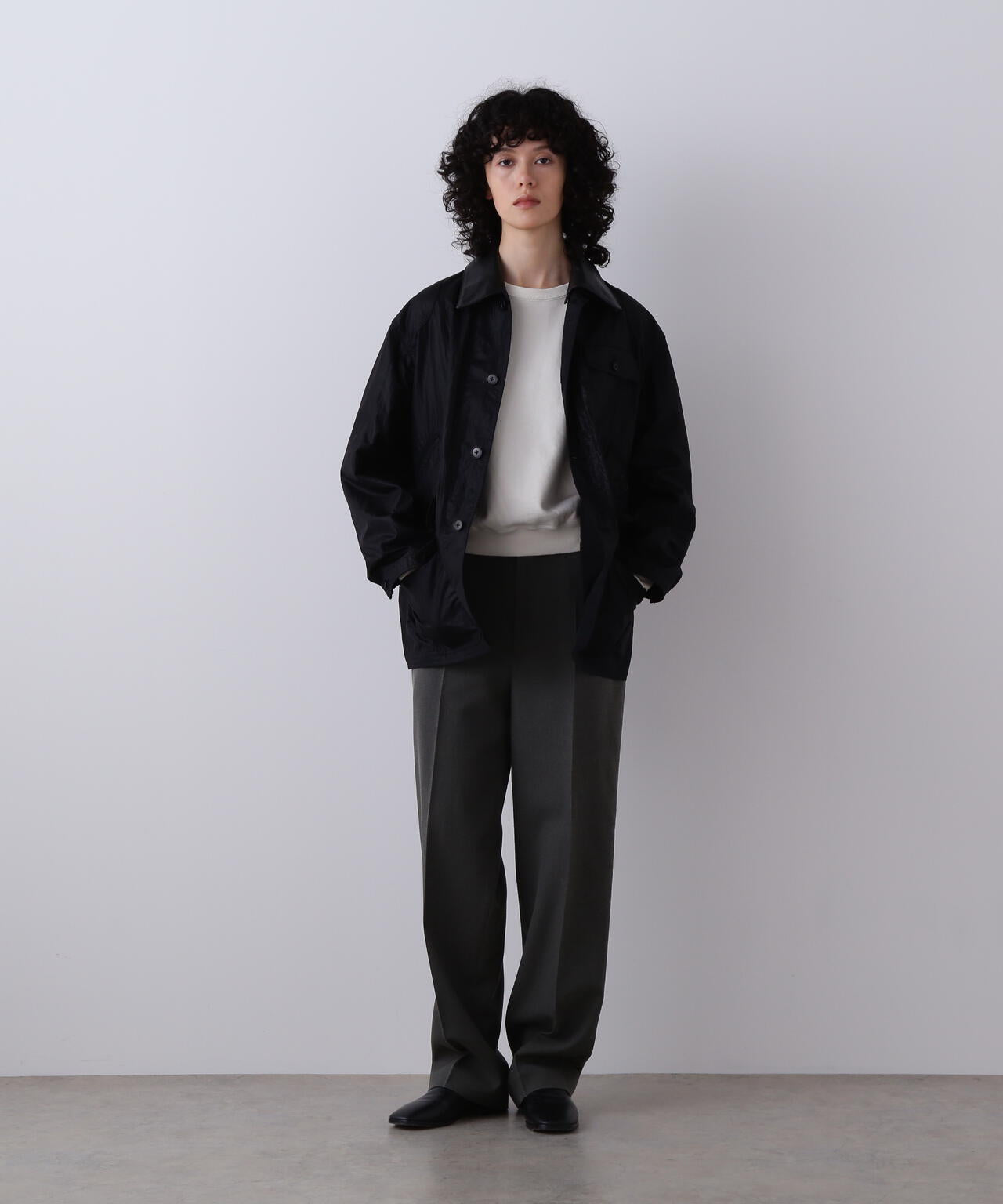 YLEVE / ORGANIC COTTON SUN FADED SWEAT PULLOVER