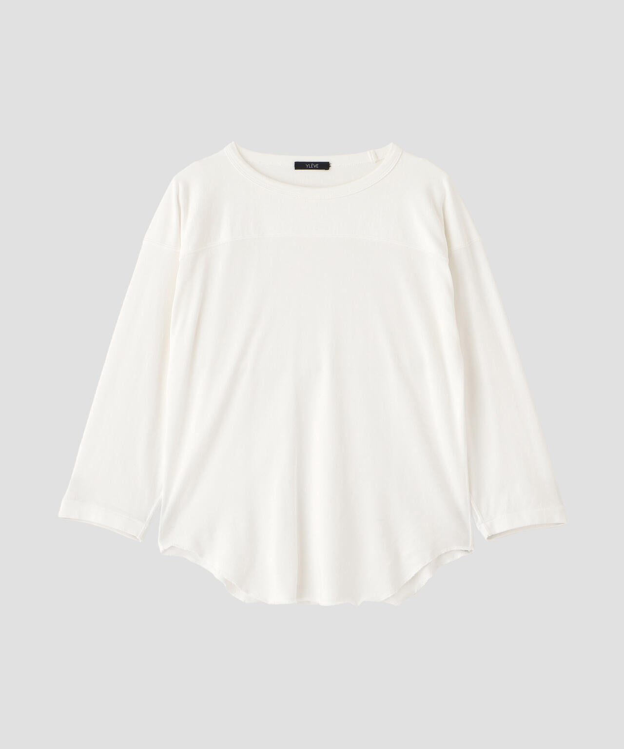 YLEVE / COTTON RAYON PIGMENT DYE FOOTBALL PULLOVER