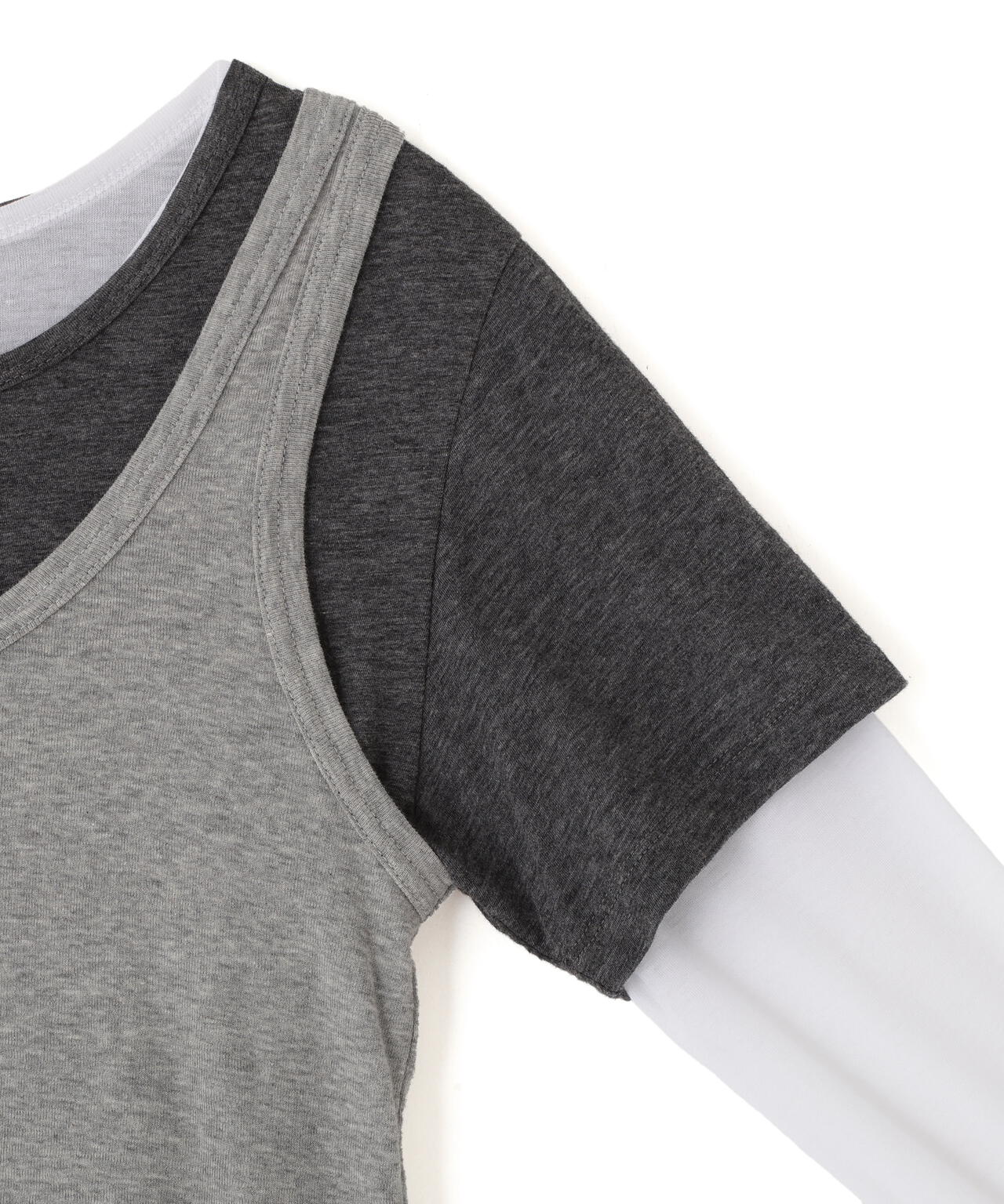 YLEVE / THREE LAYERED JERSEY PULLOVER