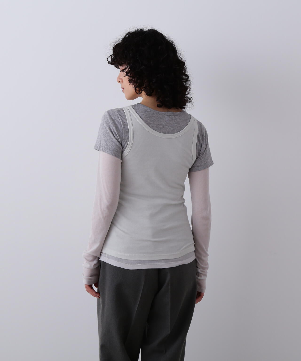 YLEVE / THREE LAYERED JERSEY PULLOVER