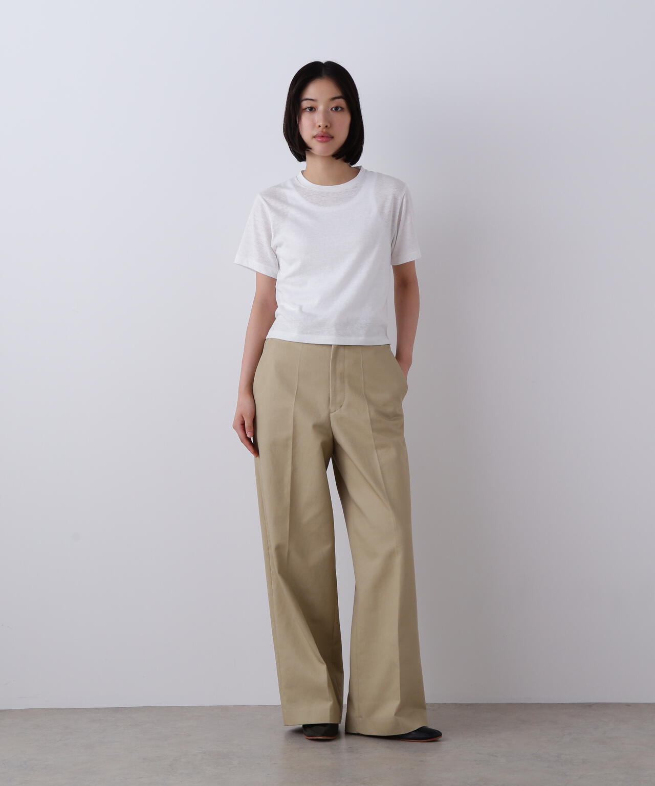 YLEVE / TETRON COTTON SLUB YARN JERSEY T-SHIRT