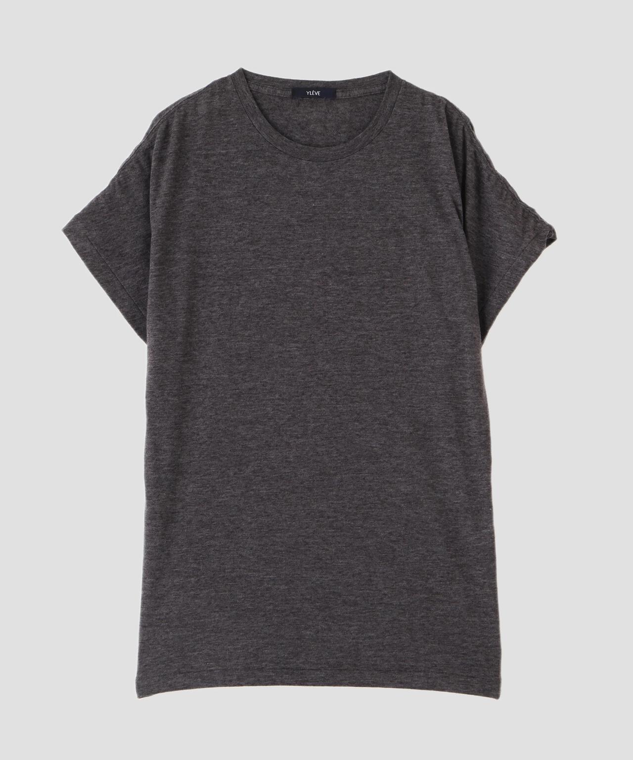 YLEVE / TETRON COTTON SLUB YARN JERSEY SLEEVELESS PULLOVER