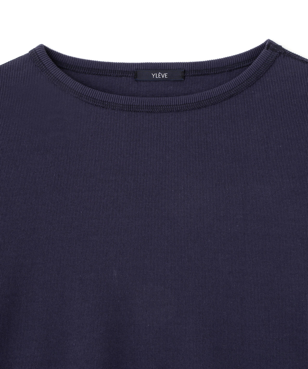 YLEVE / COTTON RIB PULLOVER