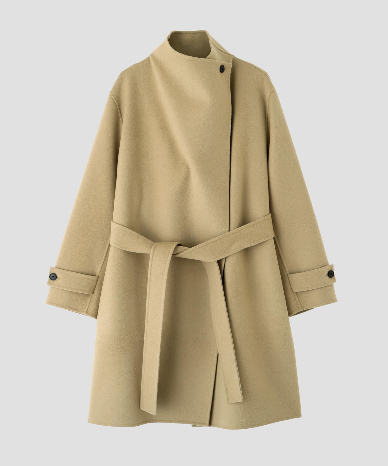 YLEVE / SUPER100's WOOL DOUBLE CLOTH COAT