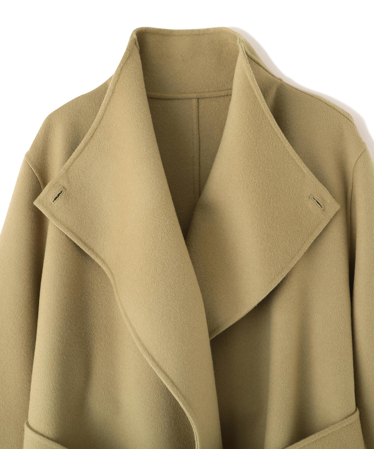 YLEVE / SUPER100's WOOL DOUBLE CLOTH COAT