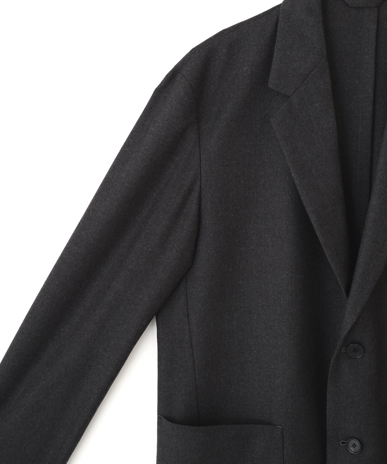 YLEVE / NON MULESING WOOL LIGHT FLANNEL JACKET
