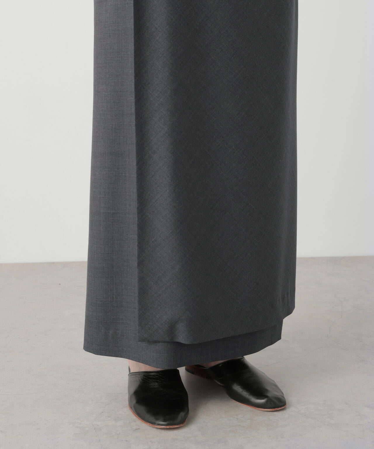 YLEVE / SUPER140's WOOL TROPICAL SKIRT
