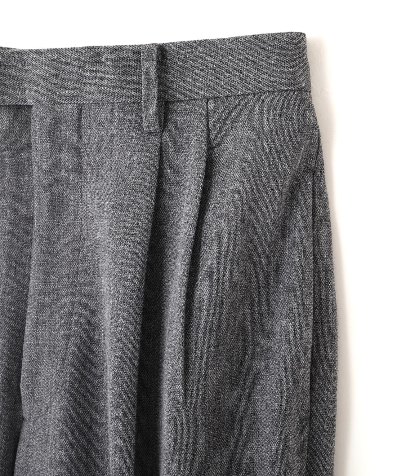 YLEVE / ROUGH WOOL TROUSERS