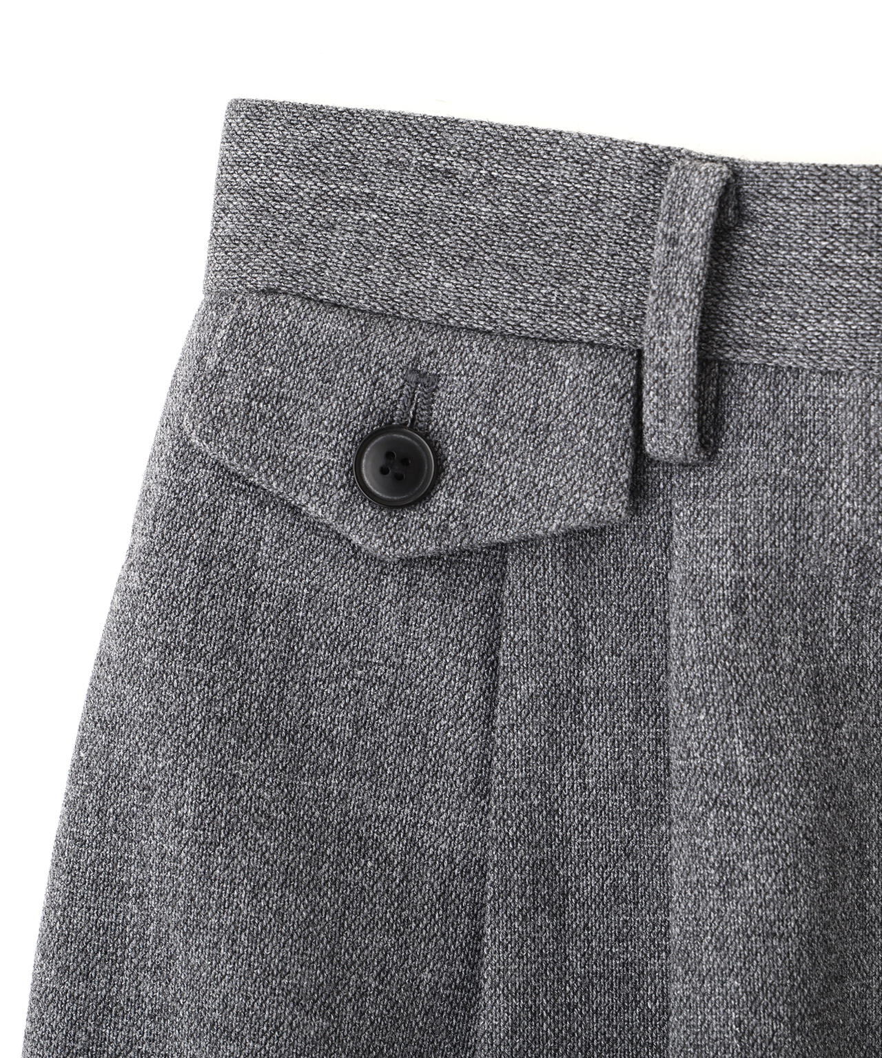 YLEVE / ROUGH WOOL TROUSERS