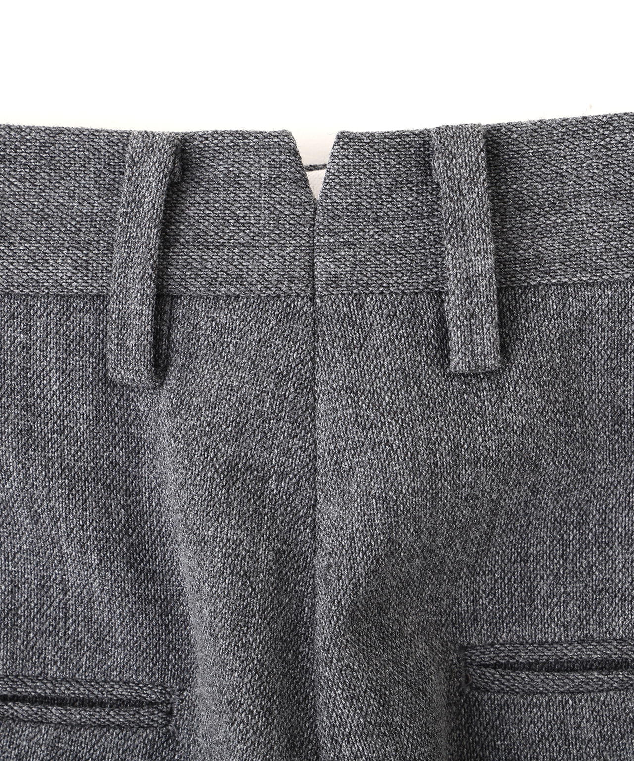 YLEVE / ROUGH WOOL TROUSERS