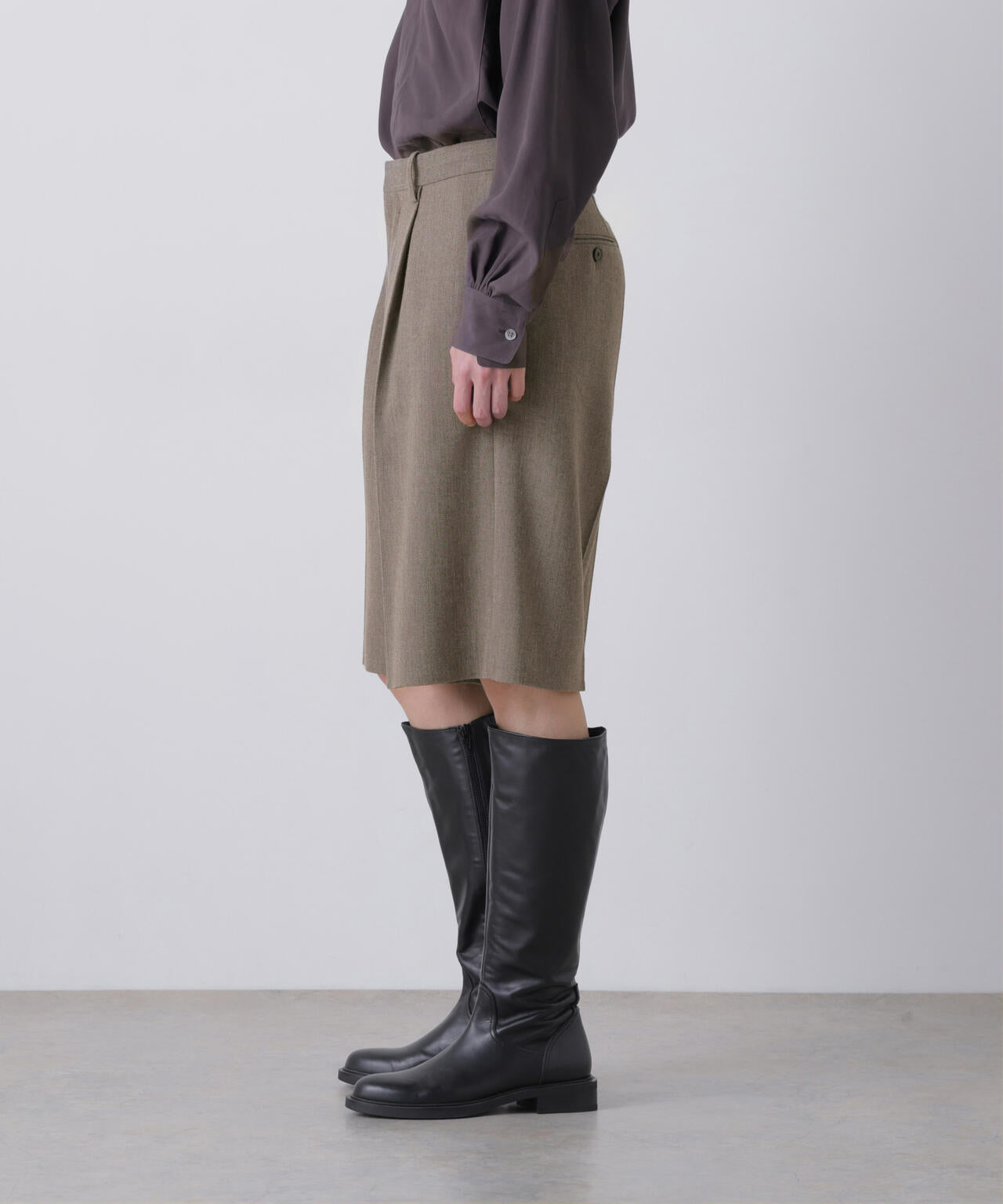YLEVE / ROUGH WOOL CULOTTE