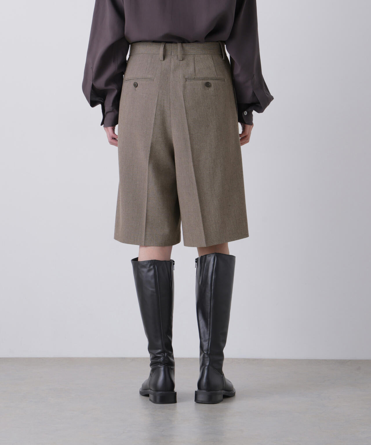 YLEVE / ROUGH WOOL CULOTTE