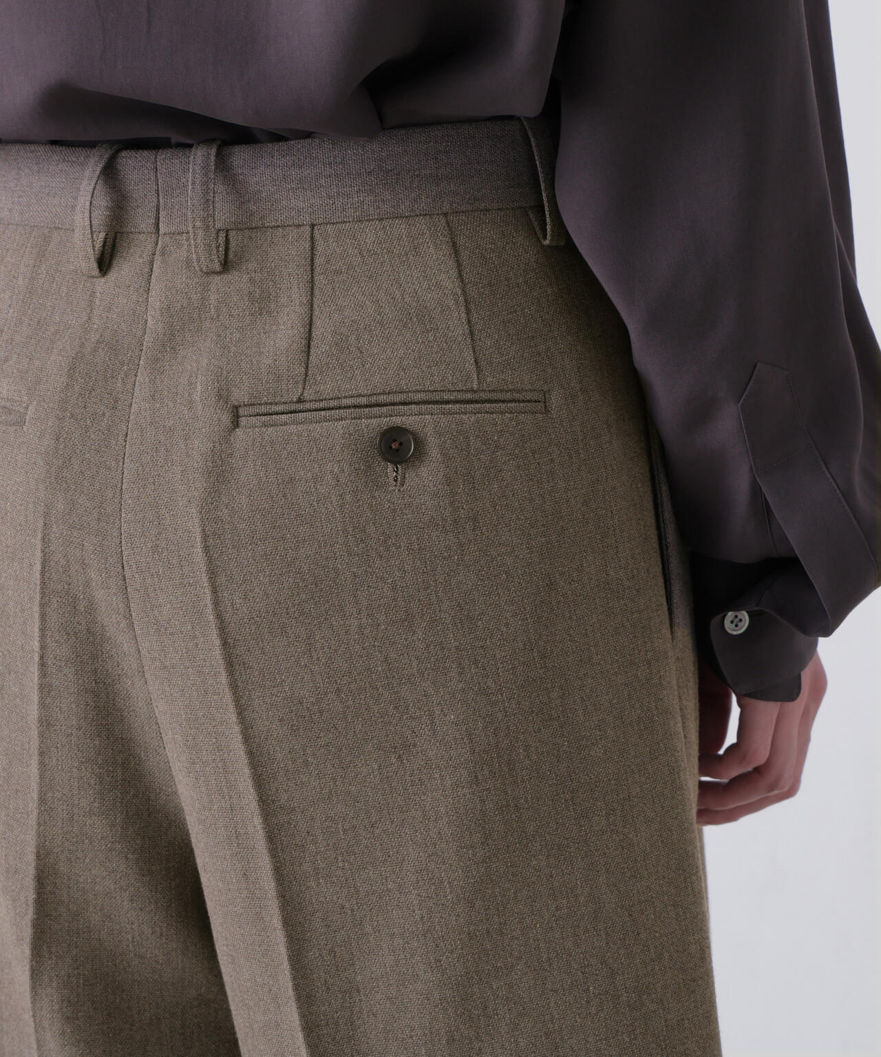 YLEVE / ROUGH WOOL CULOTTE