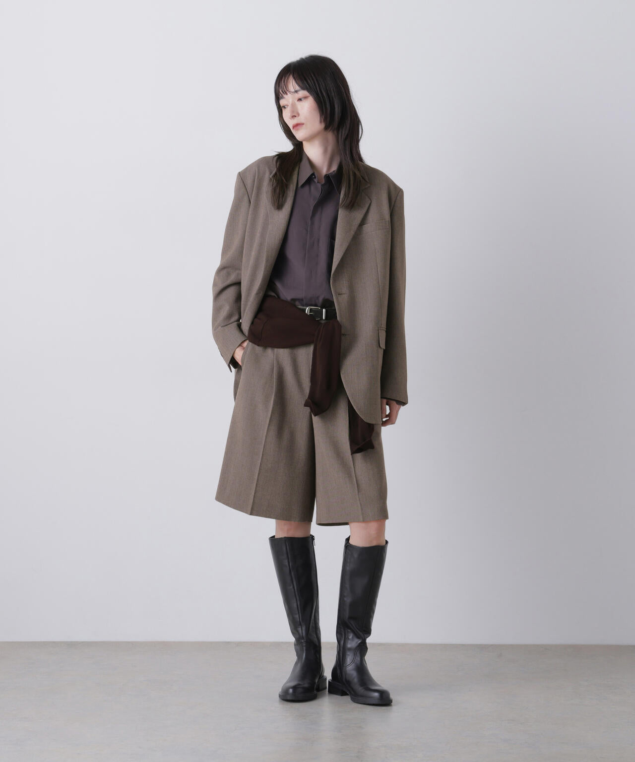 YLEVE / ROUGH WOOL CULOTTE