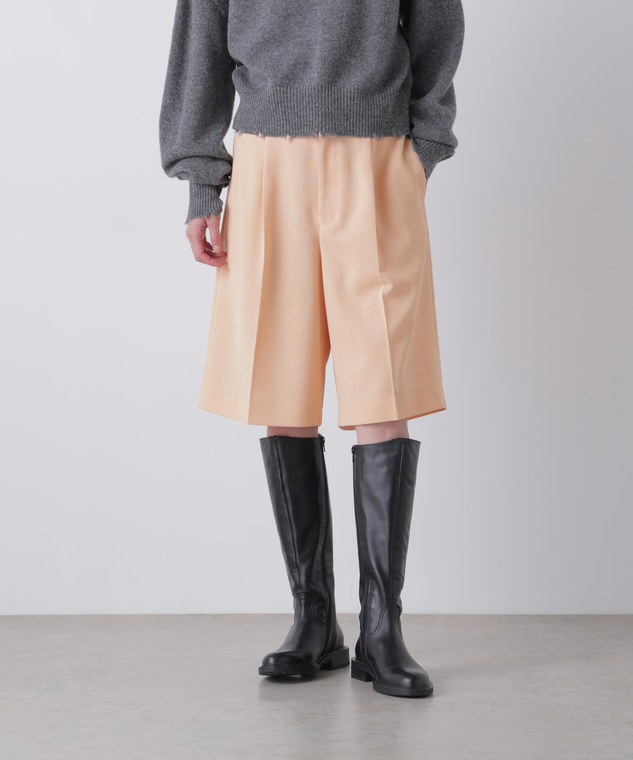 YLEVE / ROUGH WOOL CULOTTE