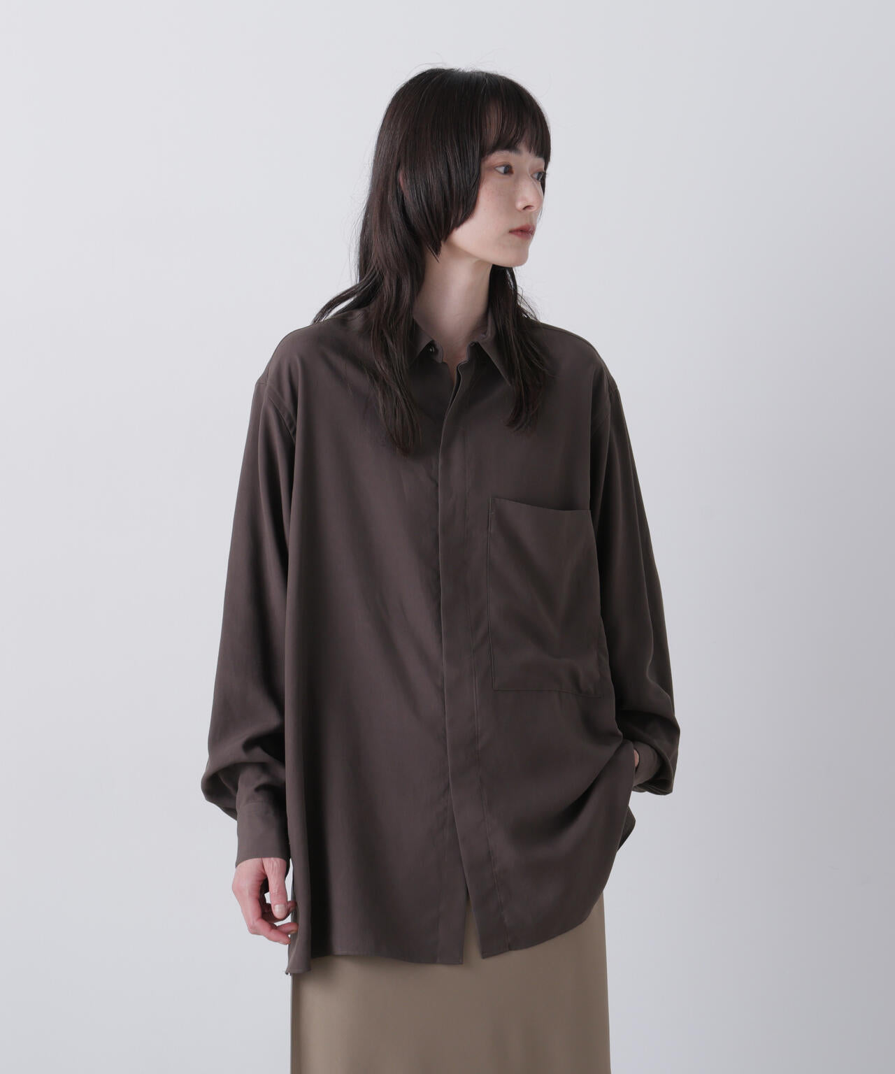 YLEVE / LYOCELL BROADCLOTH BLOUSE