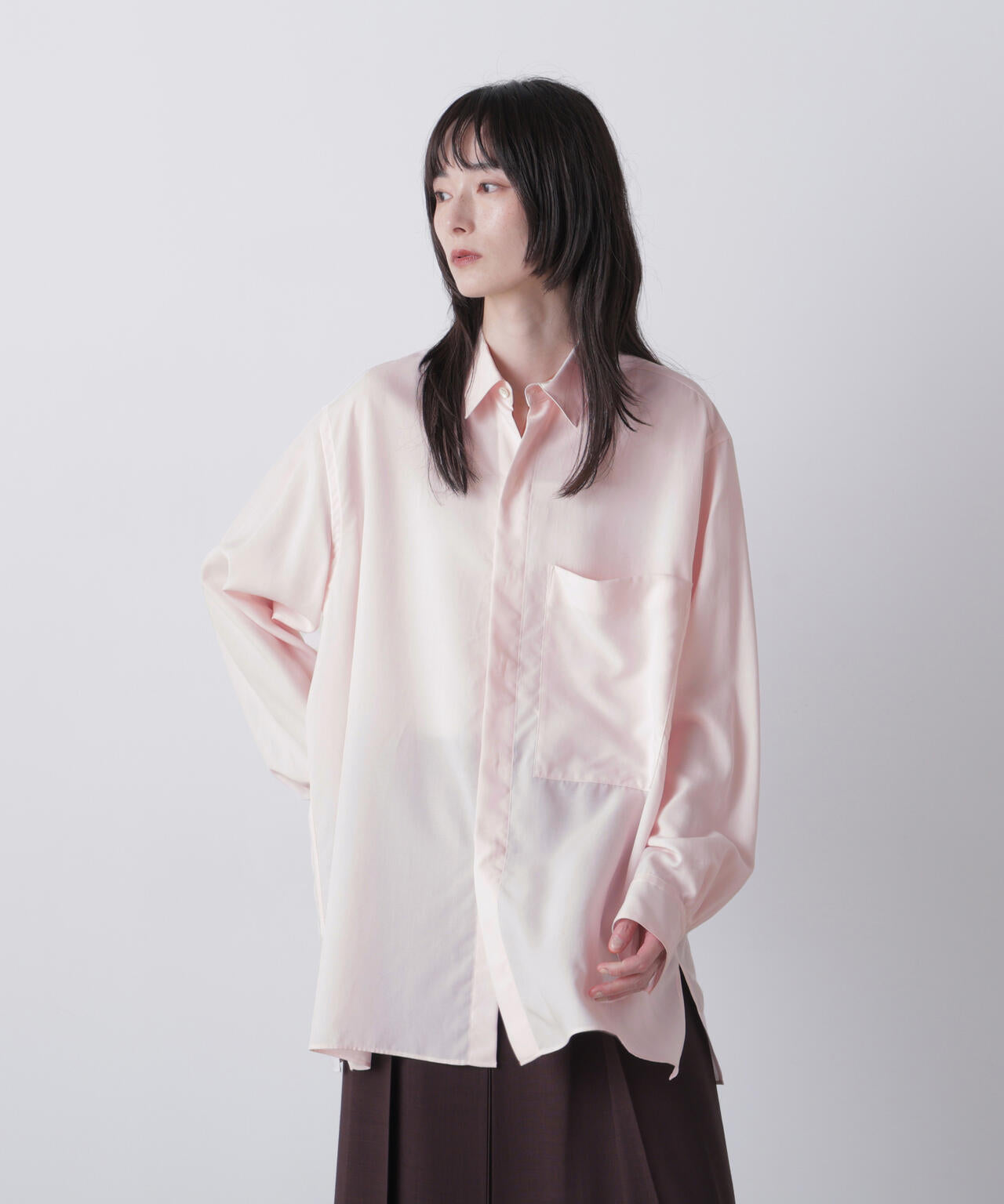YLEVE / LYOCELL BROADCLOTH BLOUSE