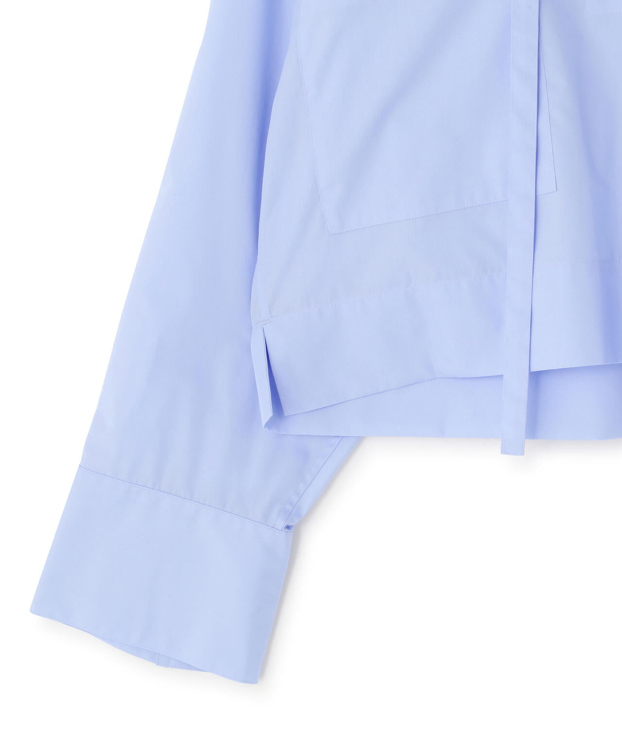 YLEVE / COTTON TYPEWRITER STRING SKIPPER SHIRT