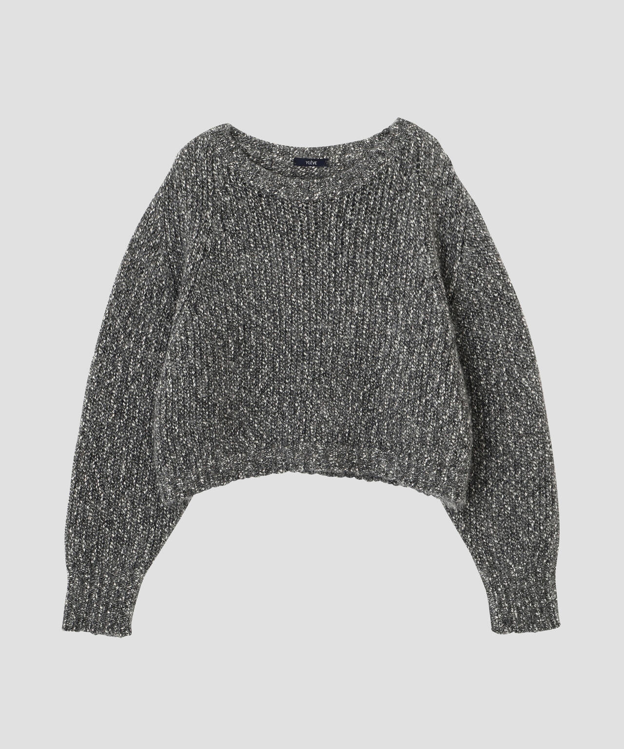 YLEVE / BOUCLE MOHAIR KNIT PULLOVER